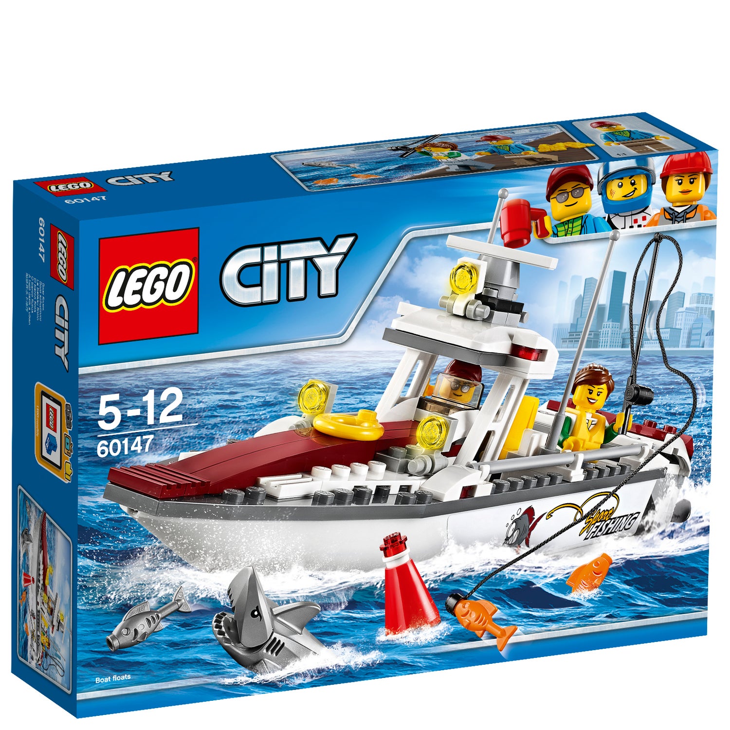 LEGO City: Fishing Boat (60147) Toys - Zavvi US