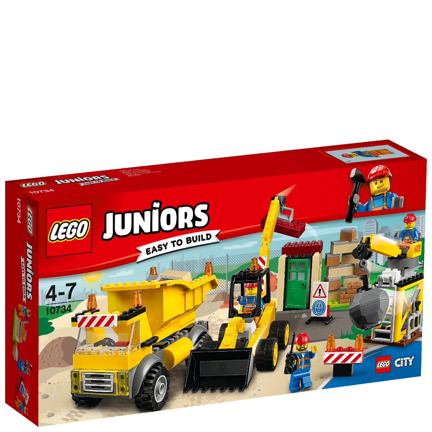 parallel terrorist Hospital LEGO Juniors: Demolition Site (10734) Toys - Zavvi US