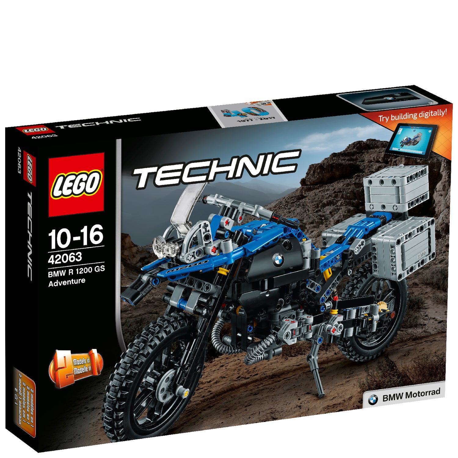 egetræ Græder Svag LEGO Technic: BMW R 1200 GS Adventure (42063) Toys - Zavvi US