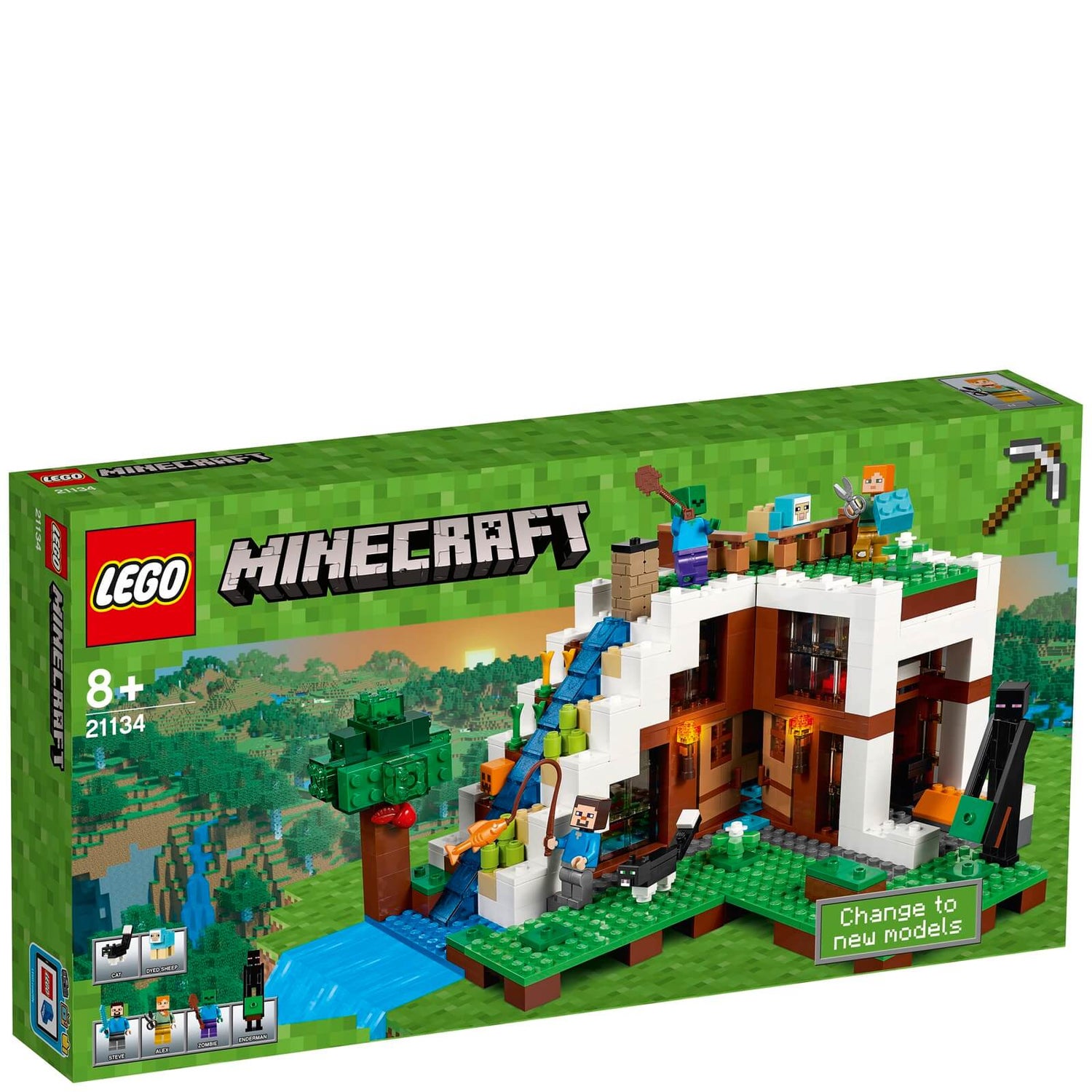 Best Buy: LEGO Minecraft The Waterfall Base Multi colored 6174360