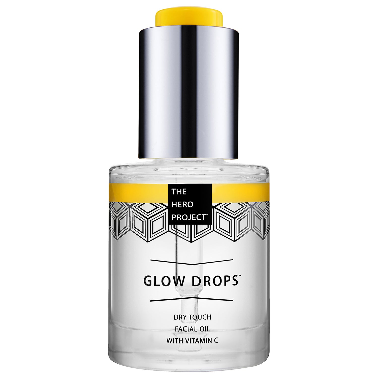 The Hero Project Glow Drops Dry Touch Facial Oil + Vitamin C 30ml