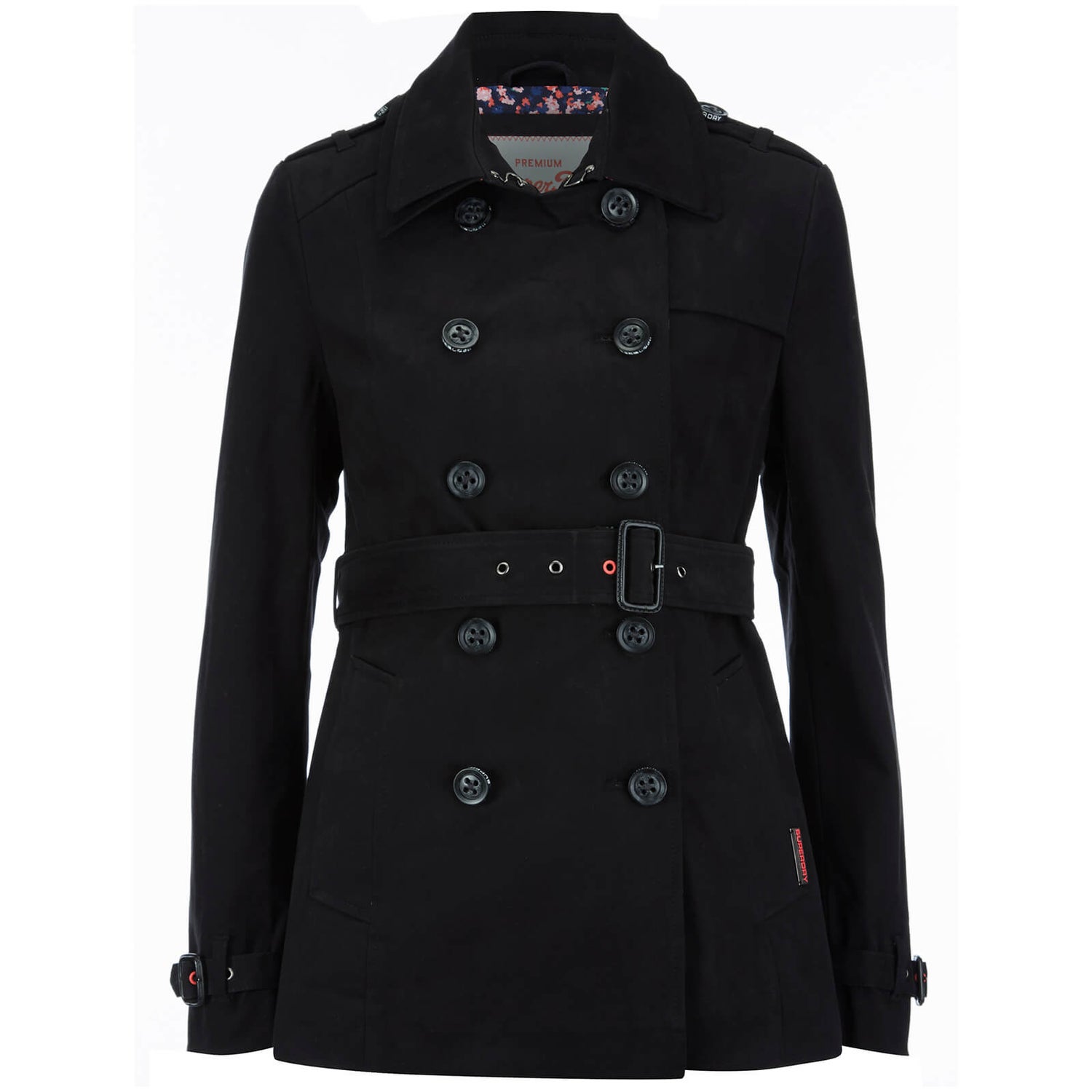 Superdry Women s Belle Trench Coat Black TheHut