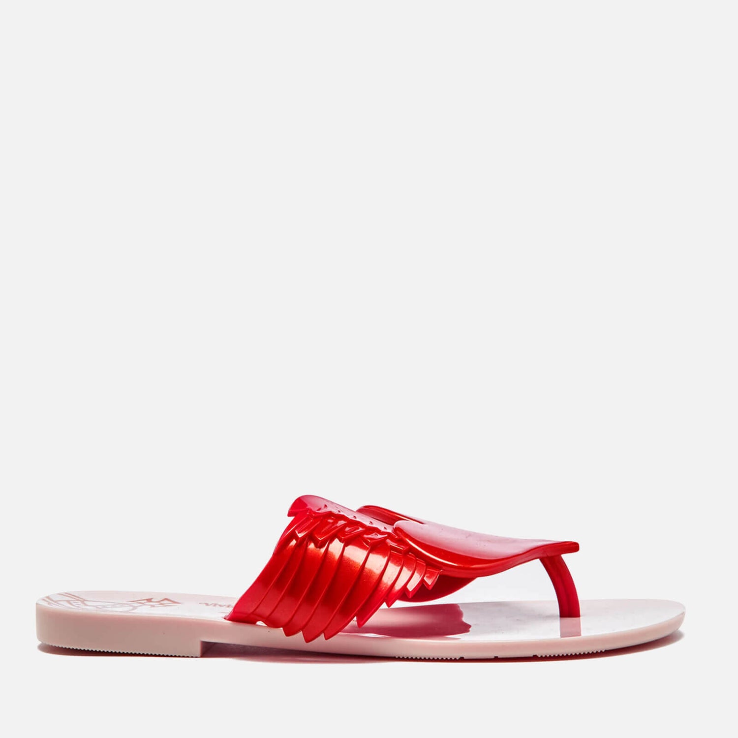Vivienne Westwood for Melissa Women s Harmonic Cherub Flip Flops Pearl Red