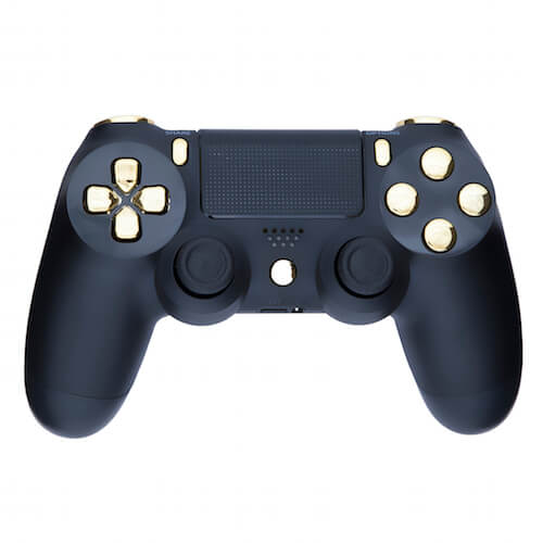 Ps4 controller sale black and gold