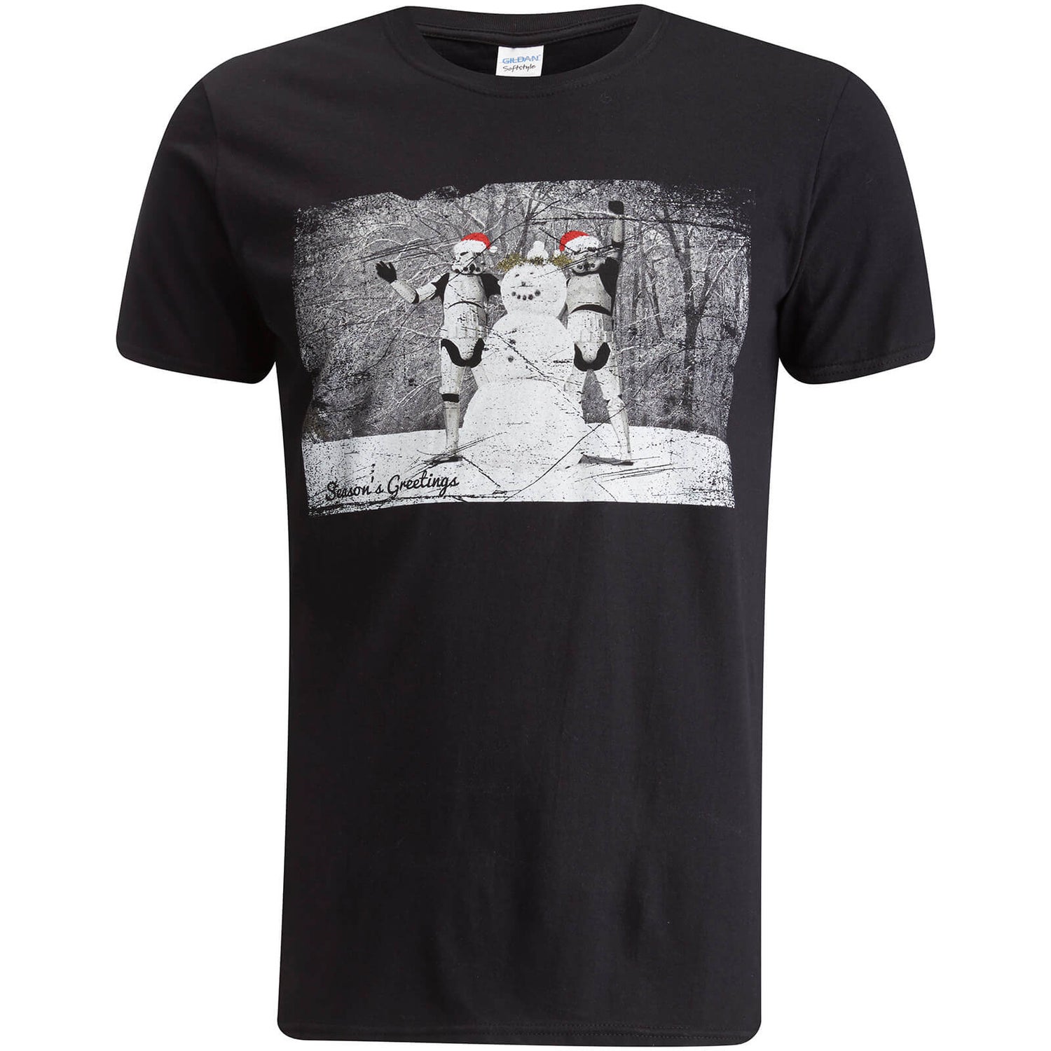 T-shirt de Noël pour Homme -Star Wars- Stormtrooper Bonhomme de