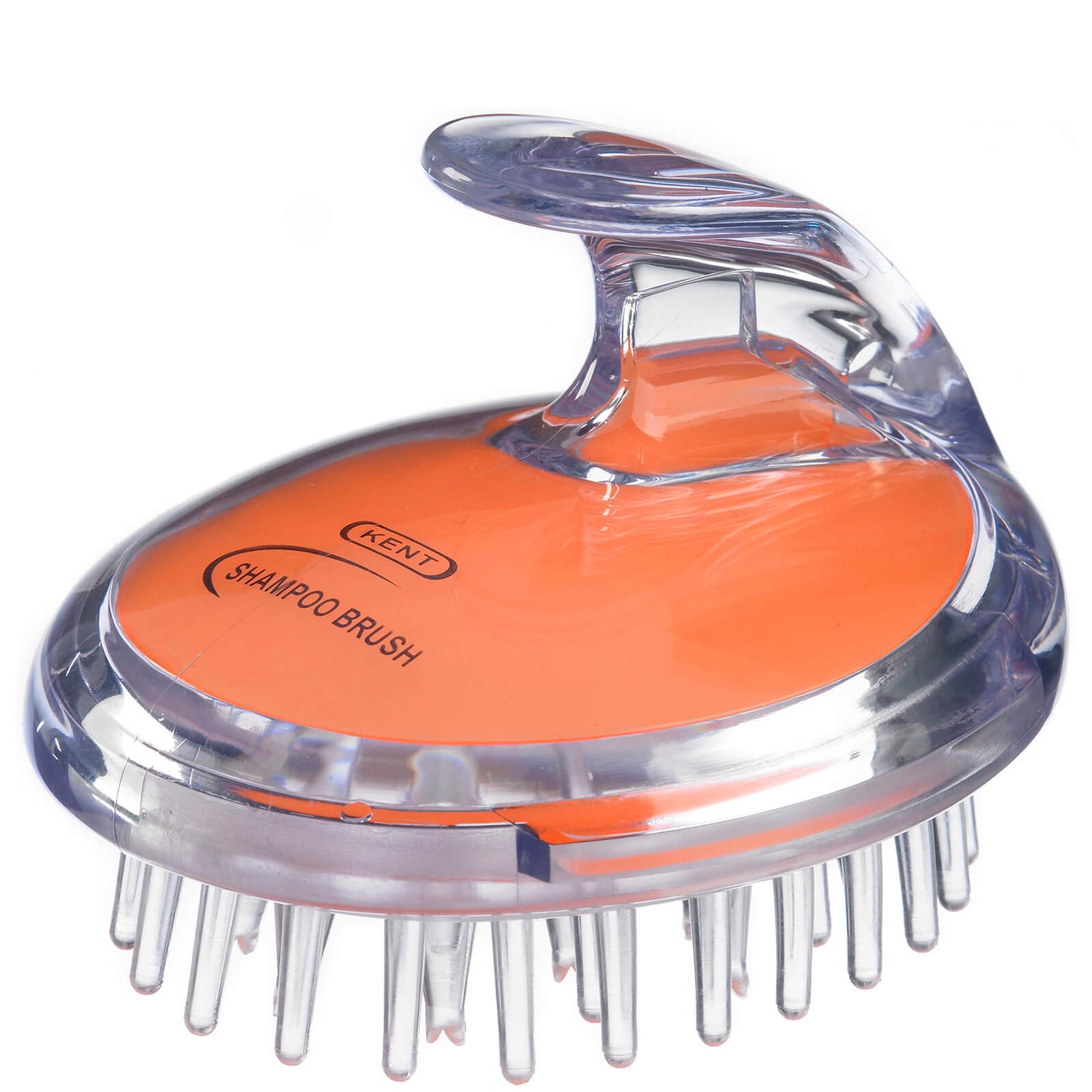 Kent Brushes Shampoo & Scalp Massage Brush Orange LOOKFANTASTIC