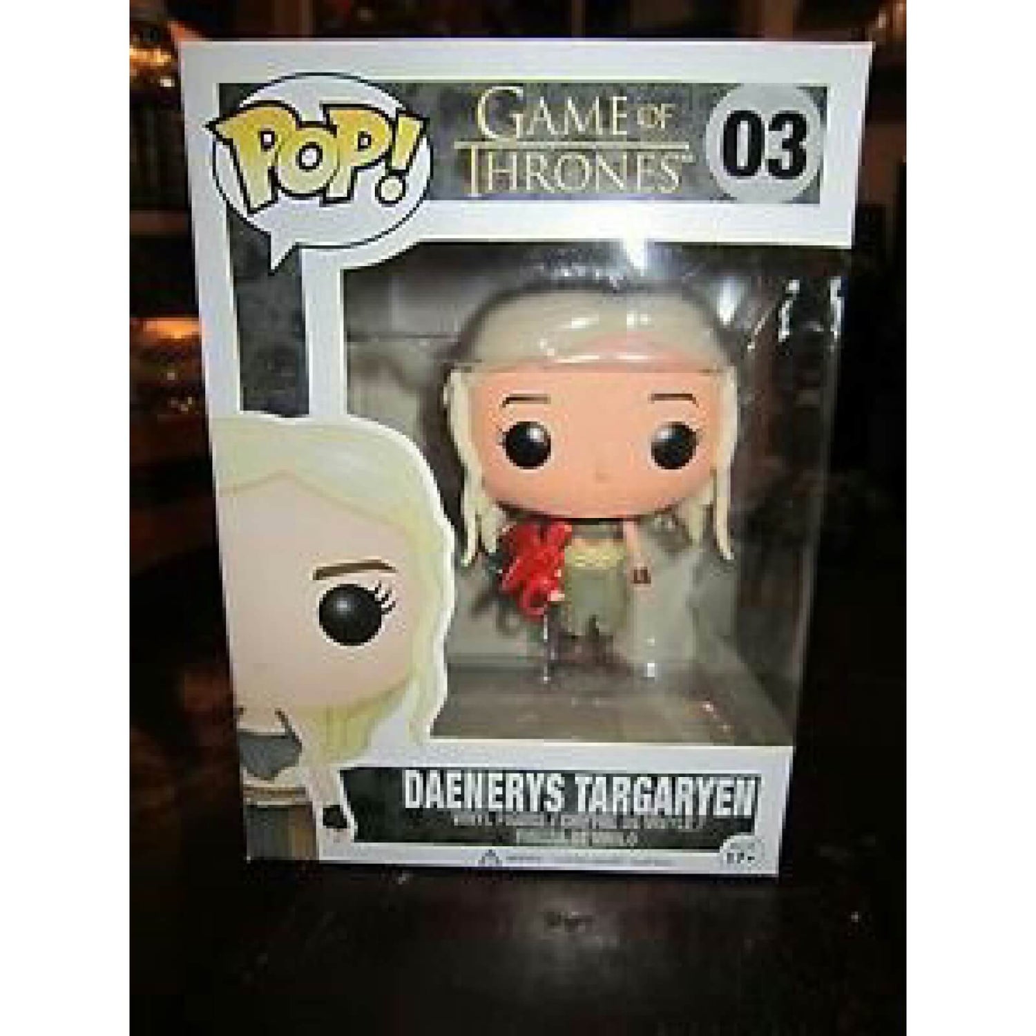Daenerys Targaryen with Red Dragon Funko Pop