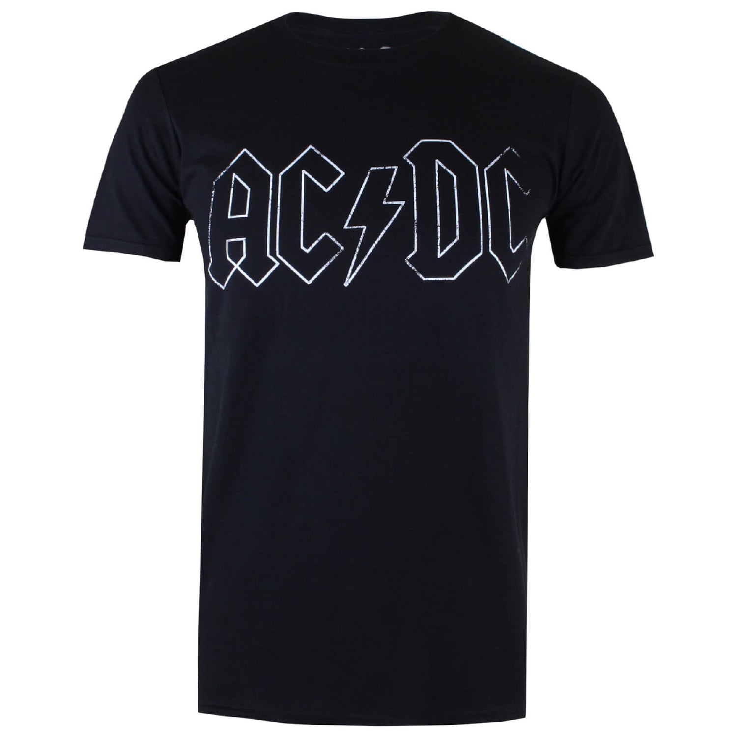 ACDC Men's Outline Logo T-Shirt - Black Merchandise | Zavvi Australia
