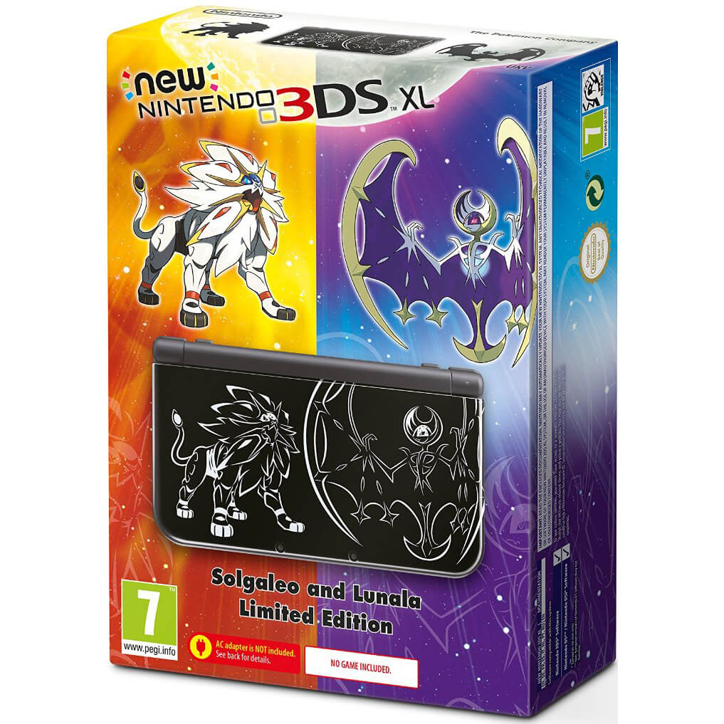 diversión audible soltero New Nintendo 3DS XL Solgaleo Lunala Black Edition Games Consoles | Zavvi  España