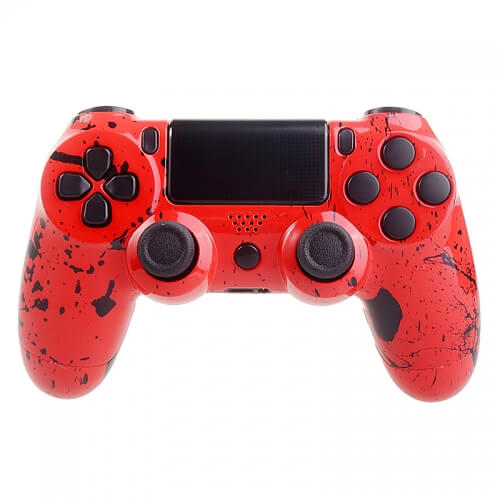 Custom Controllers PlayStation 4 Controller Red Splatter