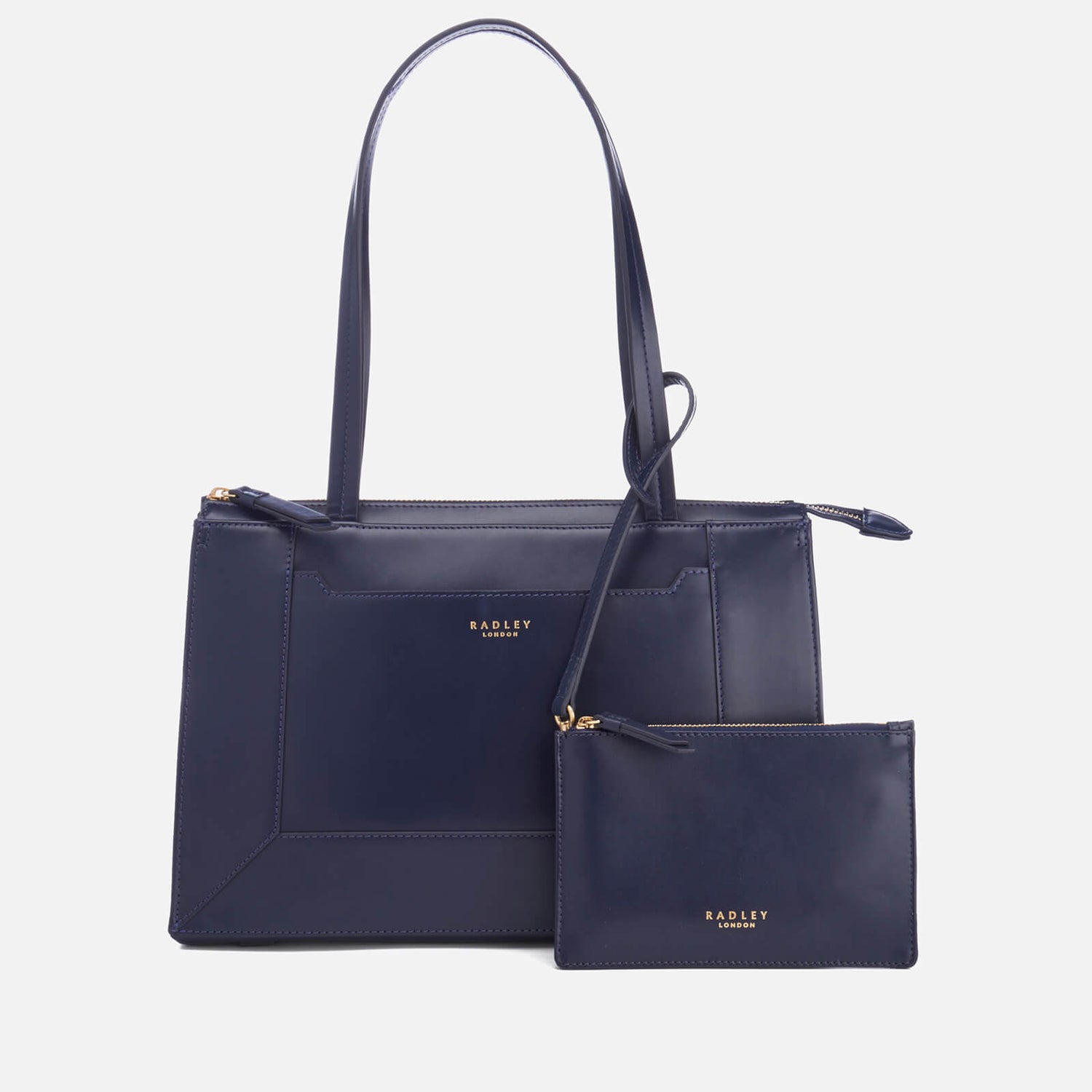 Radley Women s Hardwick Medium Ziptop Tote Bag Navy