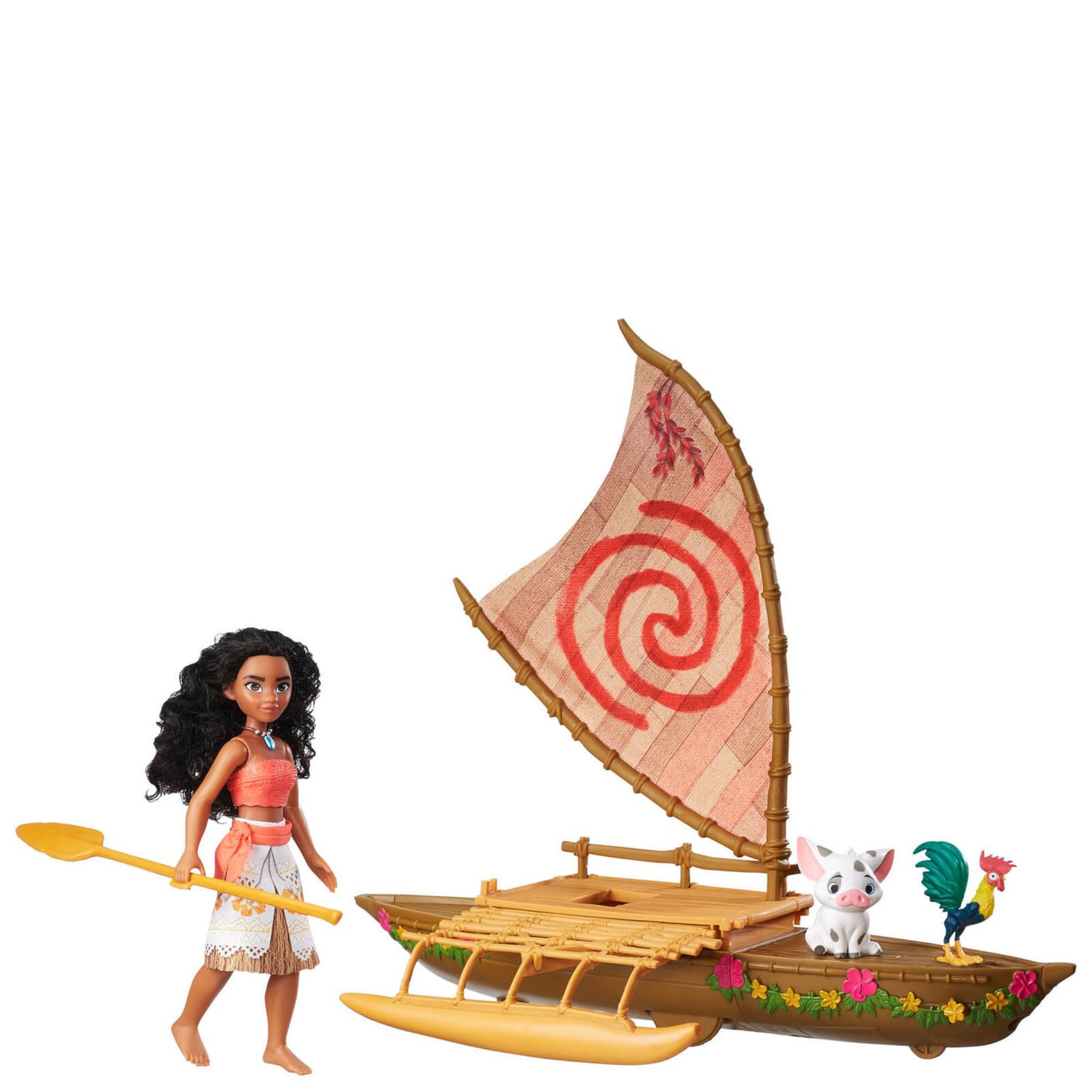 Alinear Insignificante Juramento Disney Moana Starlight Canoe and Friends Toys | Zavvi España