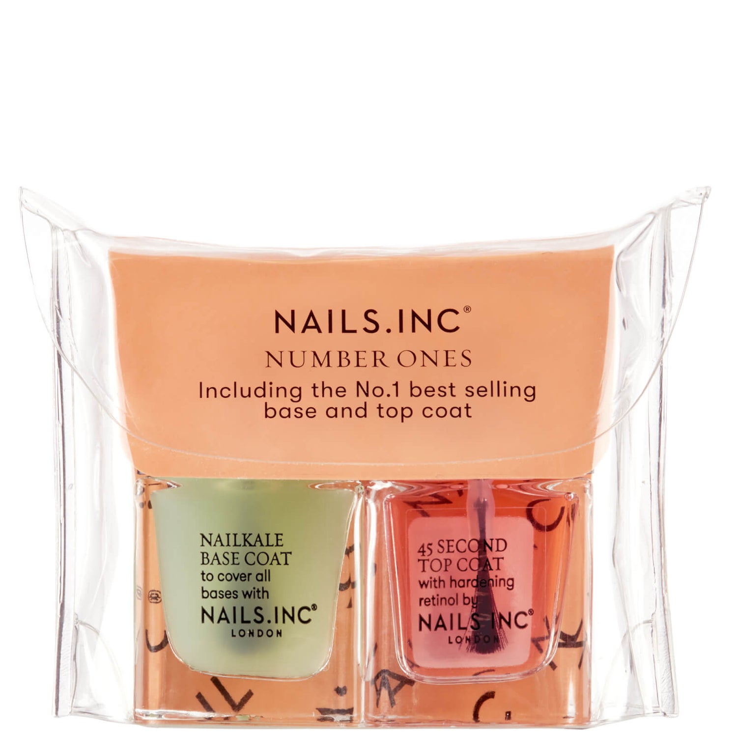 nails inc. Number 1's Base and Top Coat Duo 2 x 5ml lookfantastic 台灣站