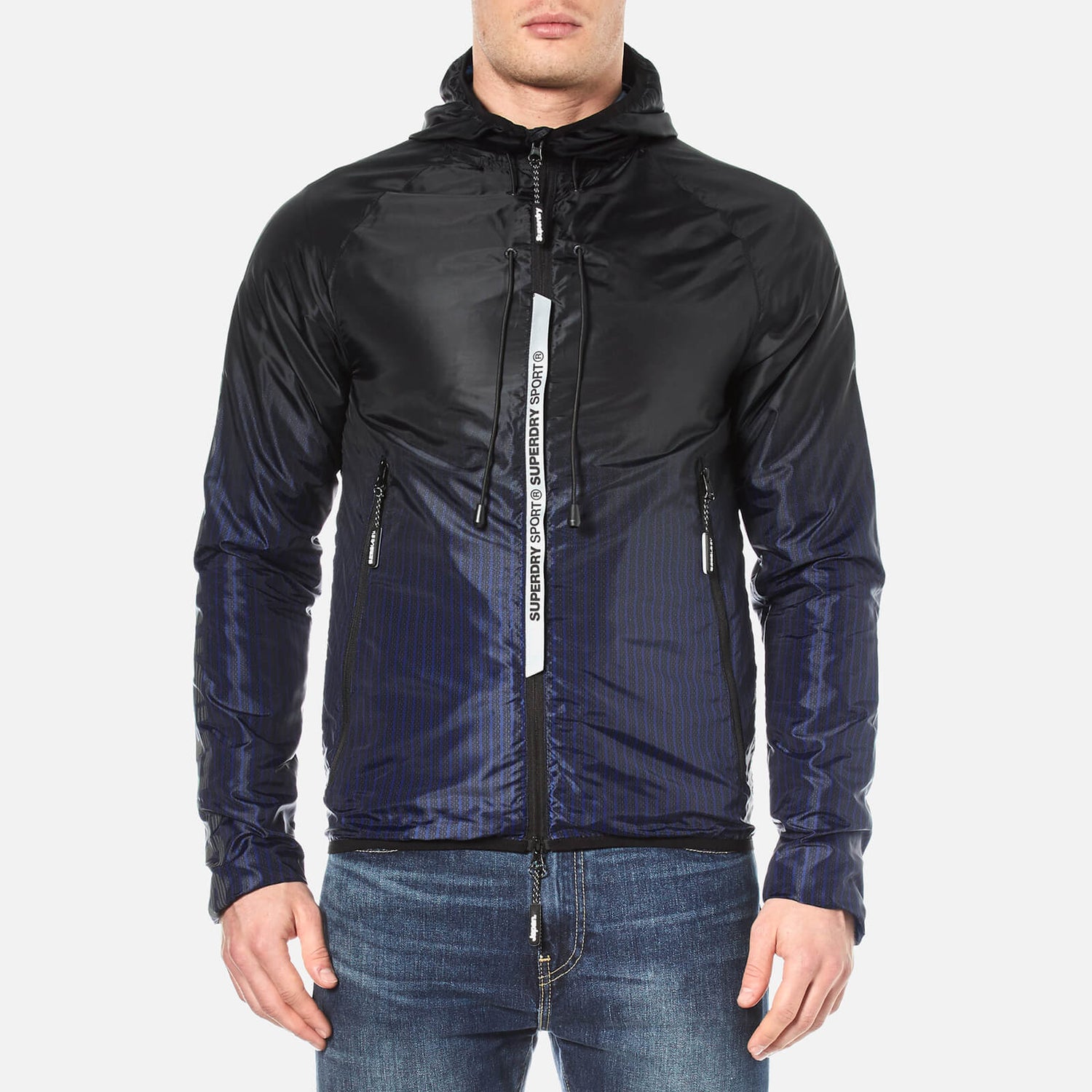 Superdry men's core cagoule sports jacket clearance