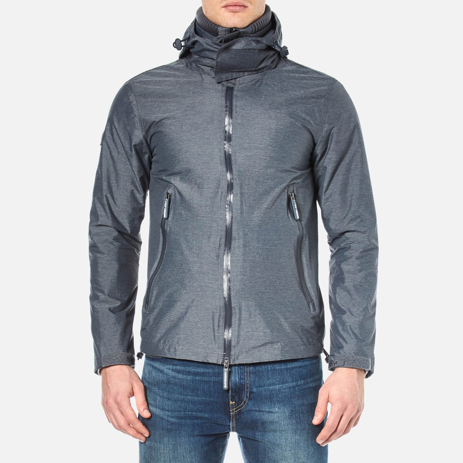 Superdry Men’s Cliff Emboss Hiker Jacket Light Navy Marl/Navy