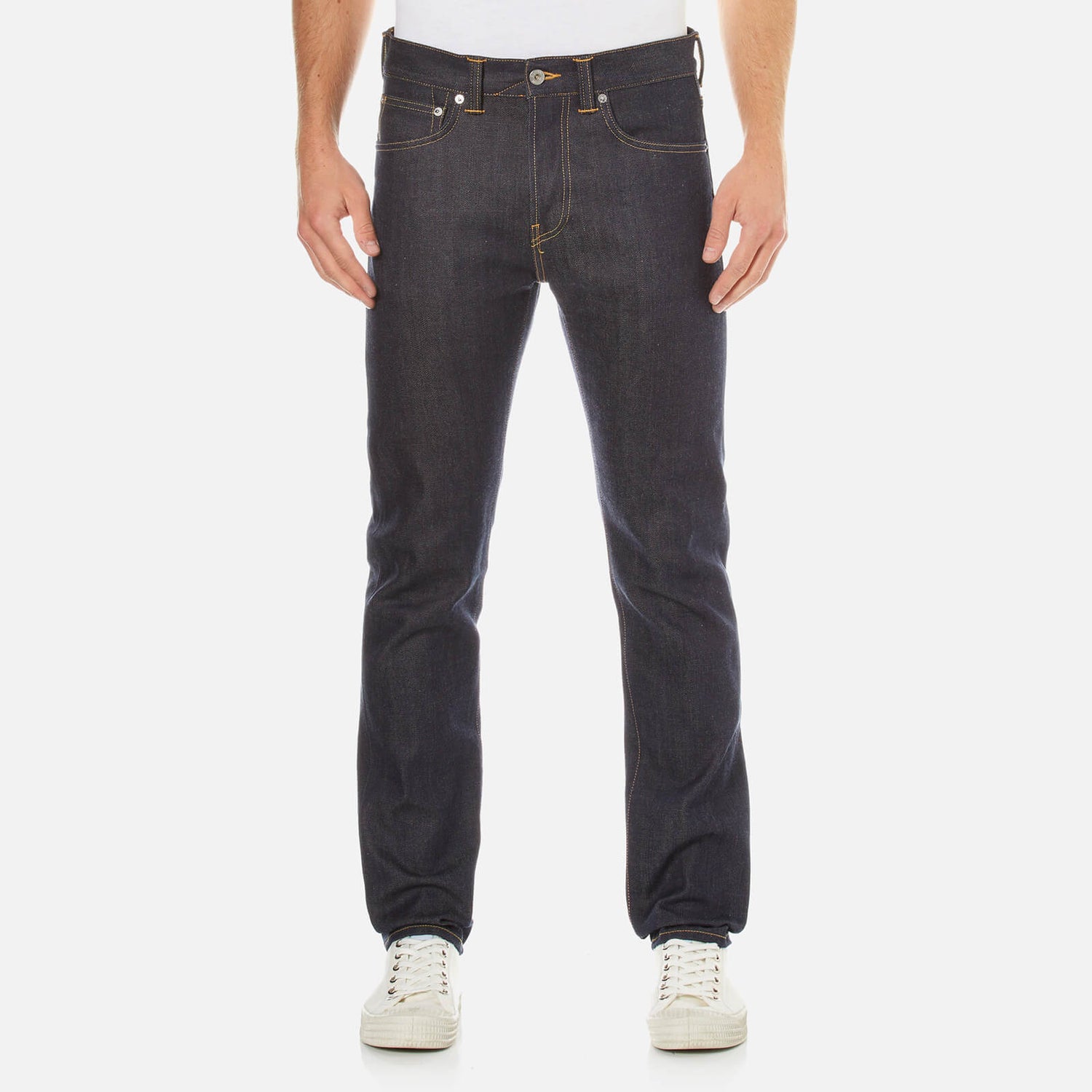 Edwin Men s Ed 80 Slim Tapered Rainbow Selvedge Jeans Unwashed TheHut