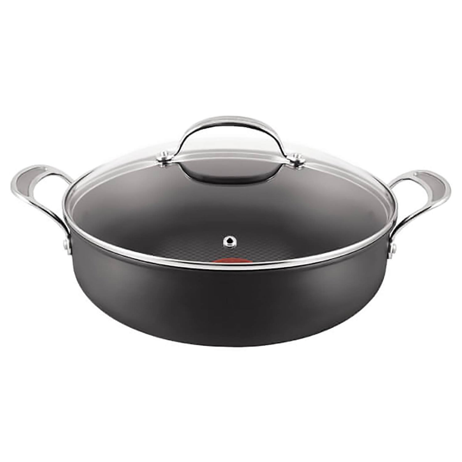 omverwerping Gedetailleerd chrysant Jamie Oliver by Tefal Hard Anodised Non-Stick Shallow Pan with Lid - 30cm  Homeware - Zavvi US