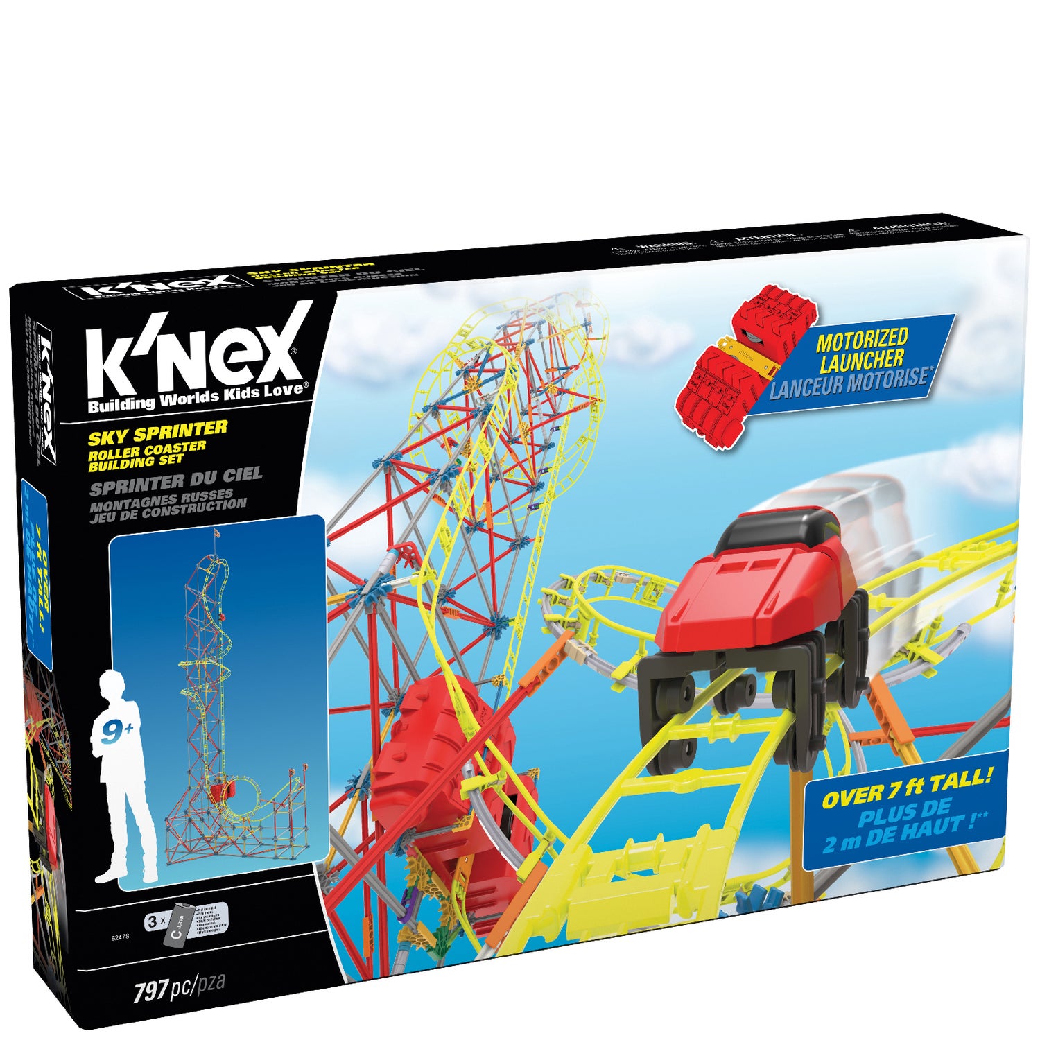 K Nex Sky Sprinter Roller Coaster