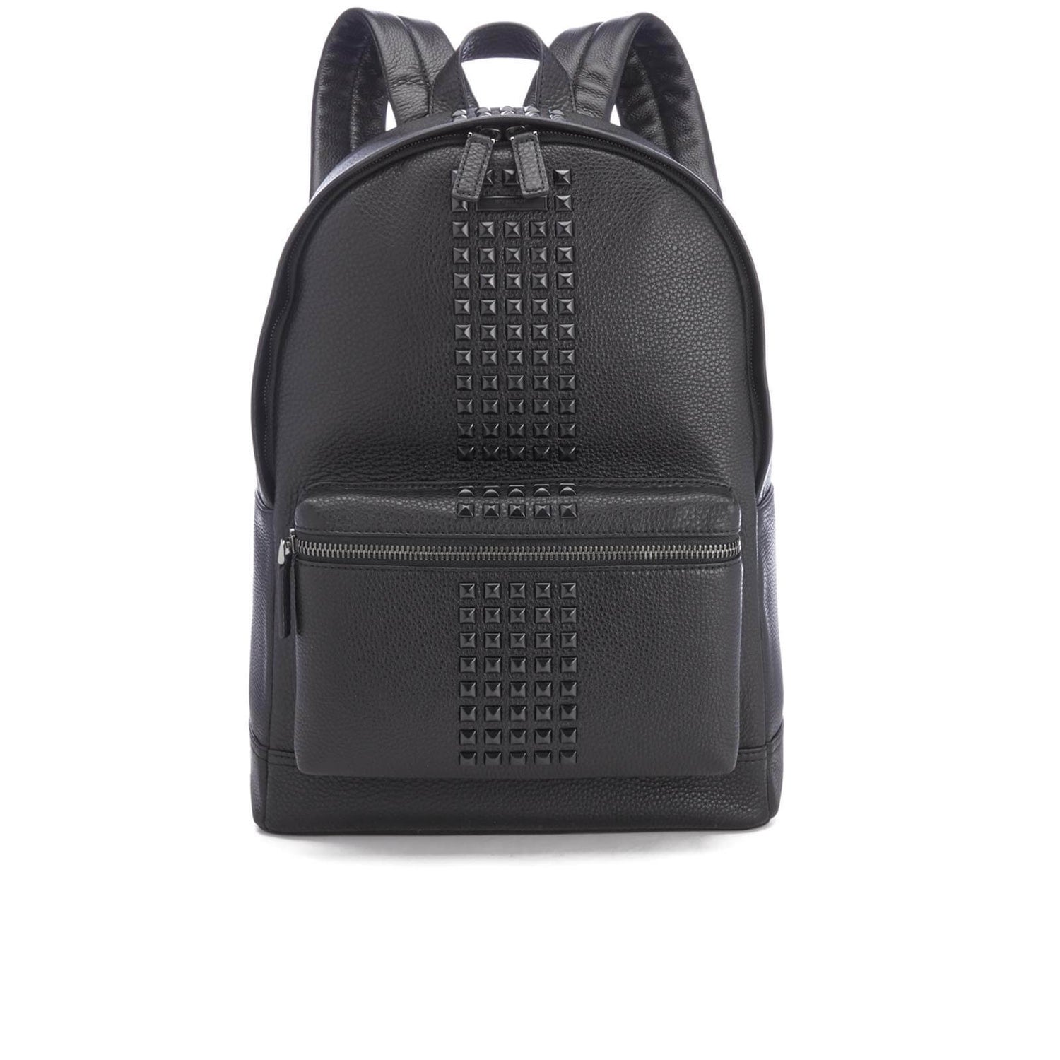 Michael Kors Womens Abbey Medium Studded Backpack Black