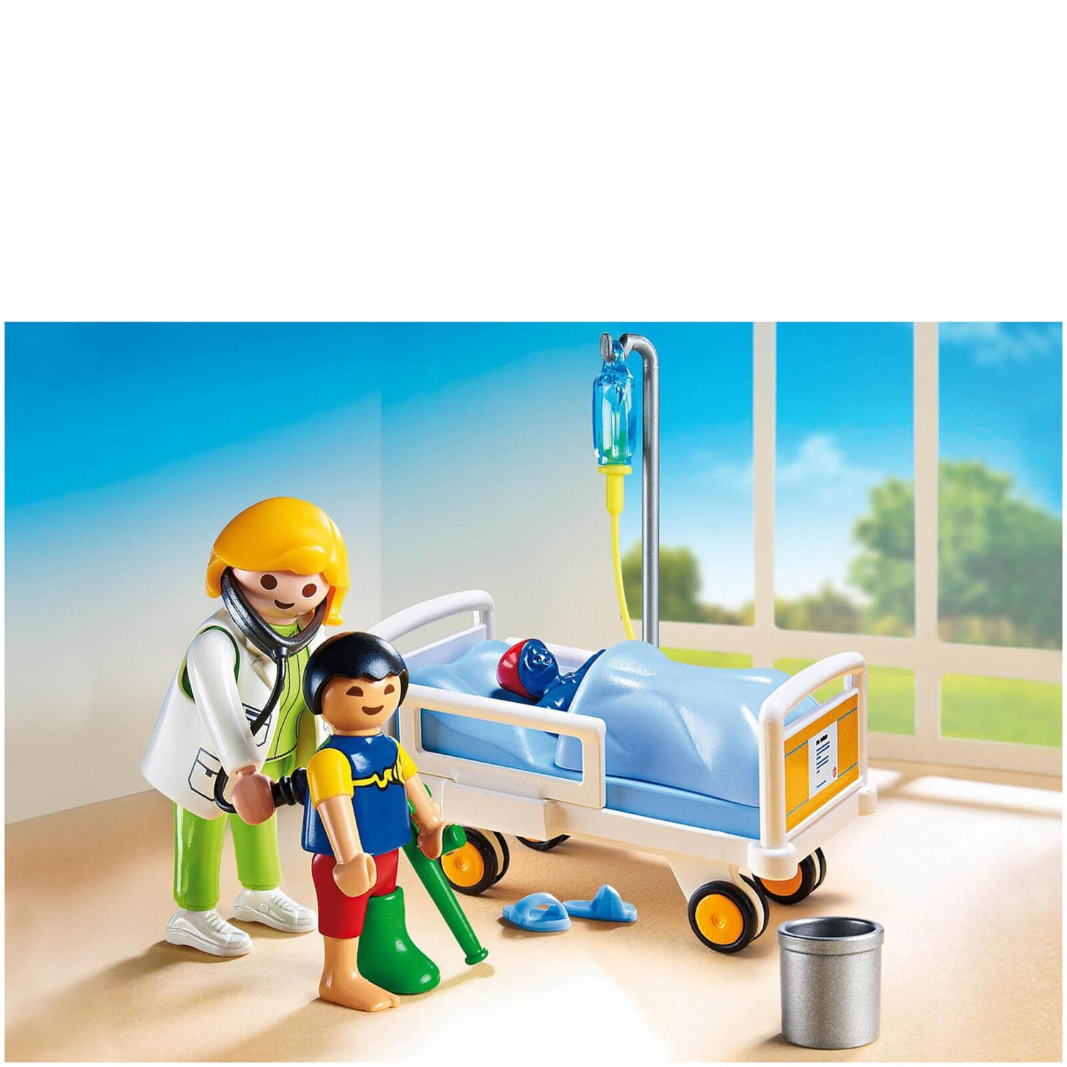 Chambre d'enfant avec médecin -Playmobil (6661) Toys