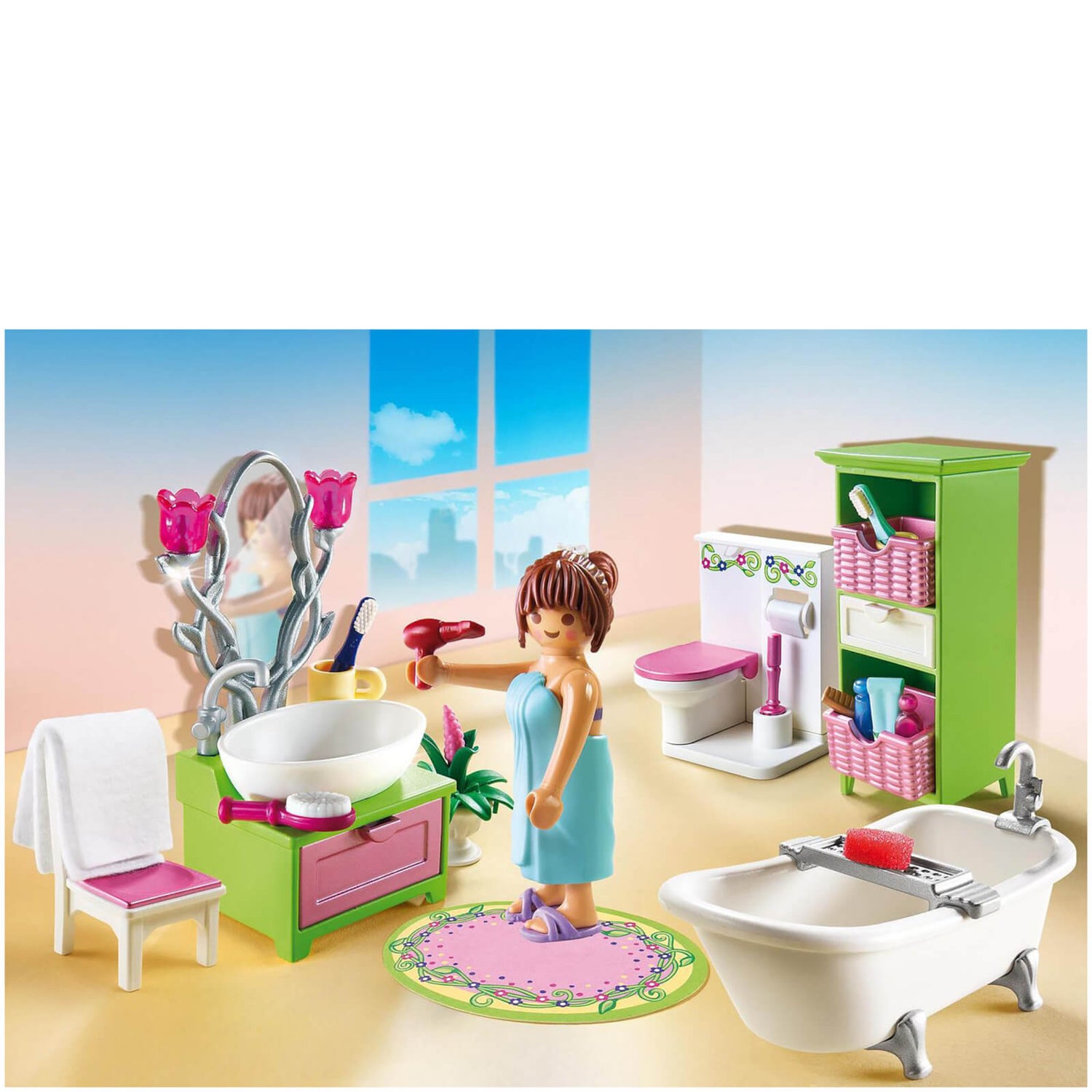 Salle de bains et baignoire -Playmobil (5307) Toys
