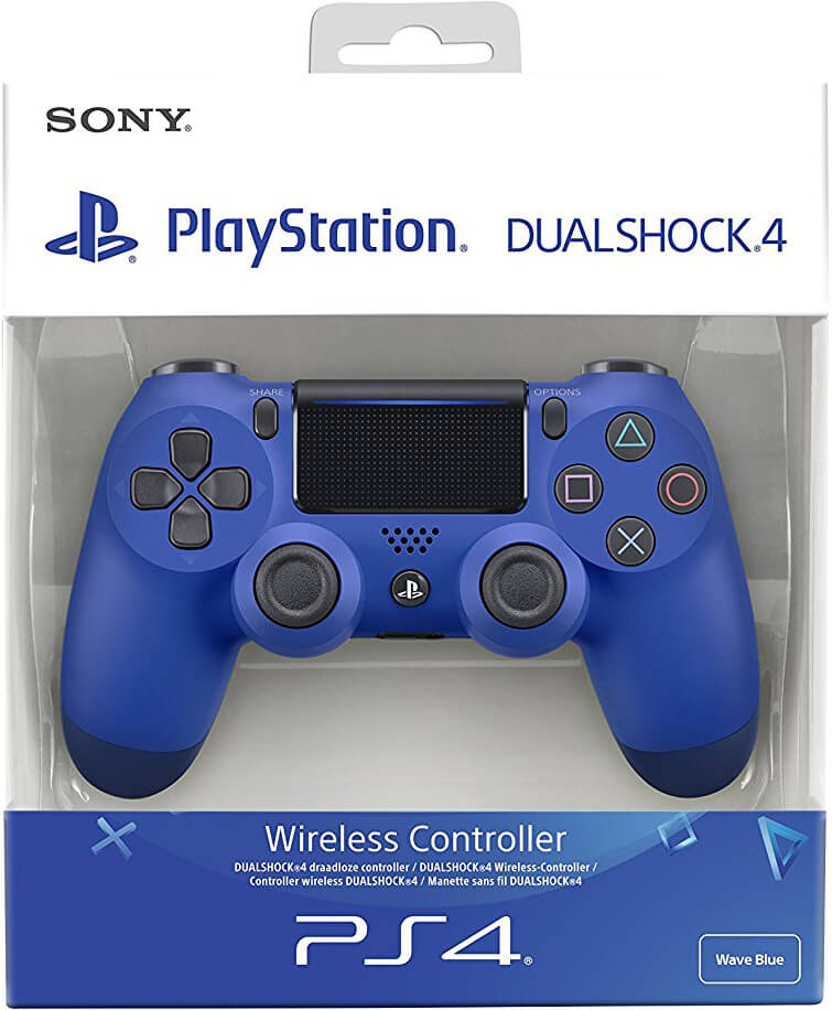 kousen Beginner groot Sony PlayStation 4 DualShock 4 V2 Wave Blue Games Accessories - Zavvi US