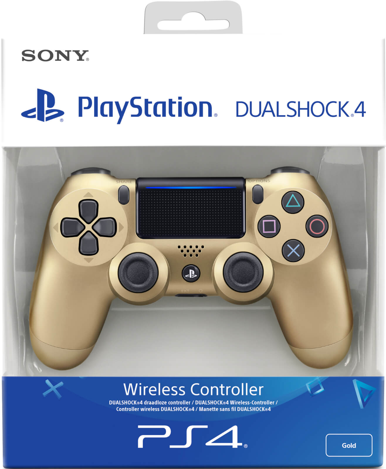 Sony PlayStation DualShock 4 V2 Gold Games Accessories - Zavvi US