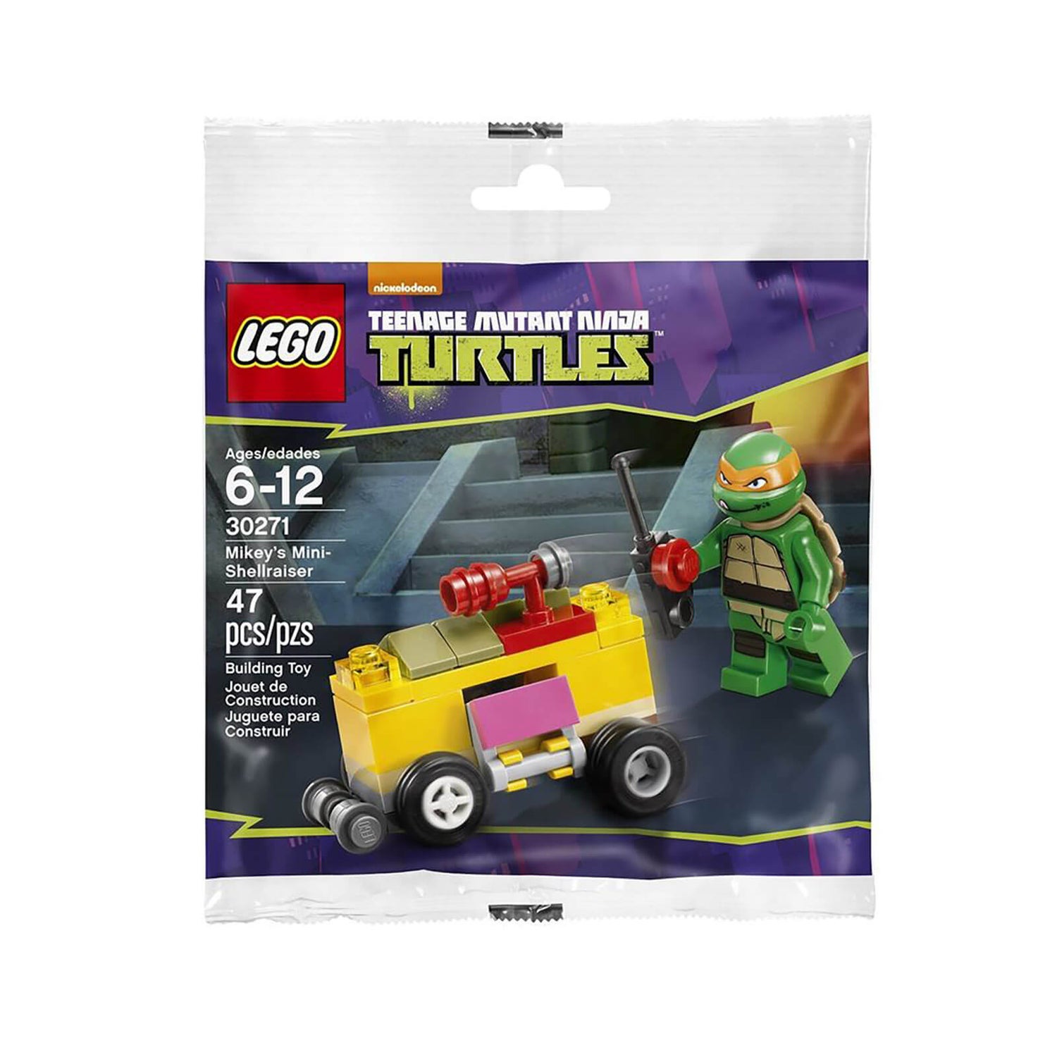 LEGO Teenage Mutant Ninja Turtles Mikey s Mini Shellraiser 30271 Toys Zavvi US