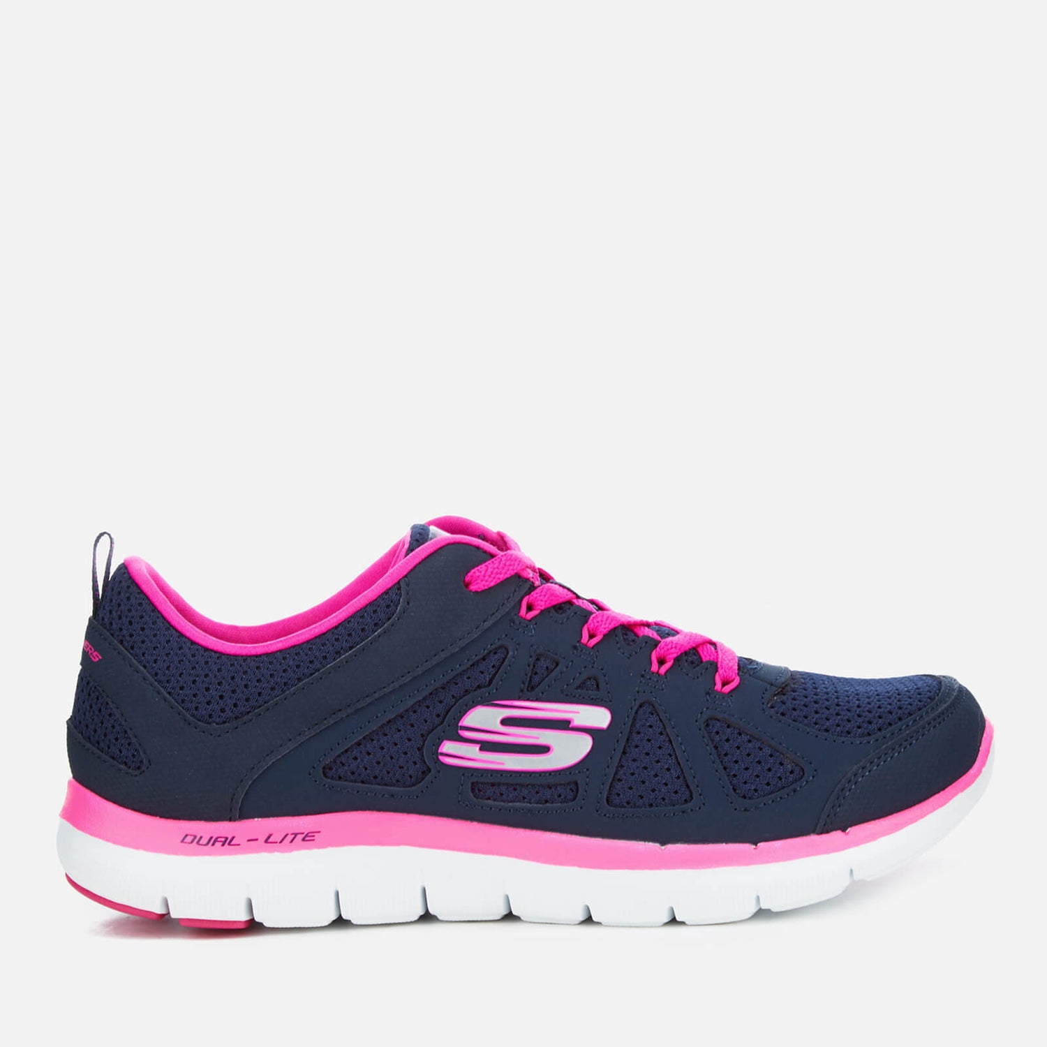 profundamente cortar a tajos Calígrafo Skechers Women's Flex Appeal 2.0 Simplistic Trainers - Navy/Pink Womens  Footwear - Zavvi US