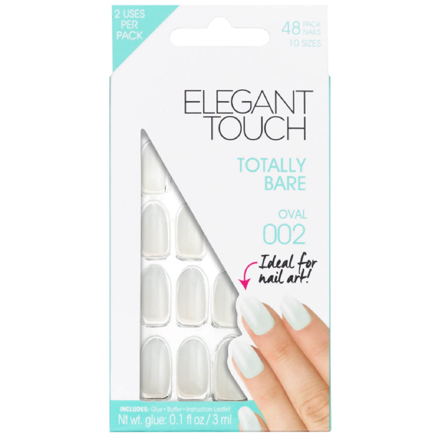 Elegant Touch Totally Bare Nails - Oval 002 - LOOKFANTASTIC