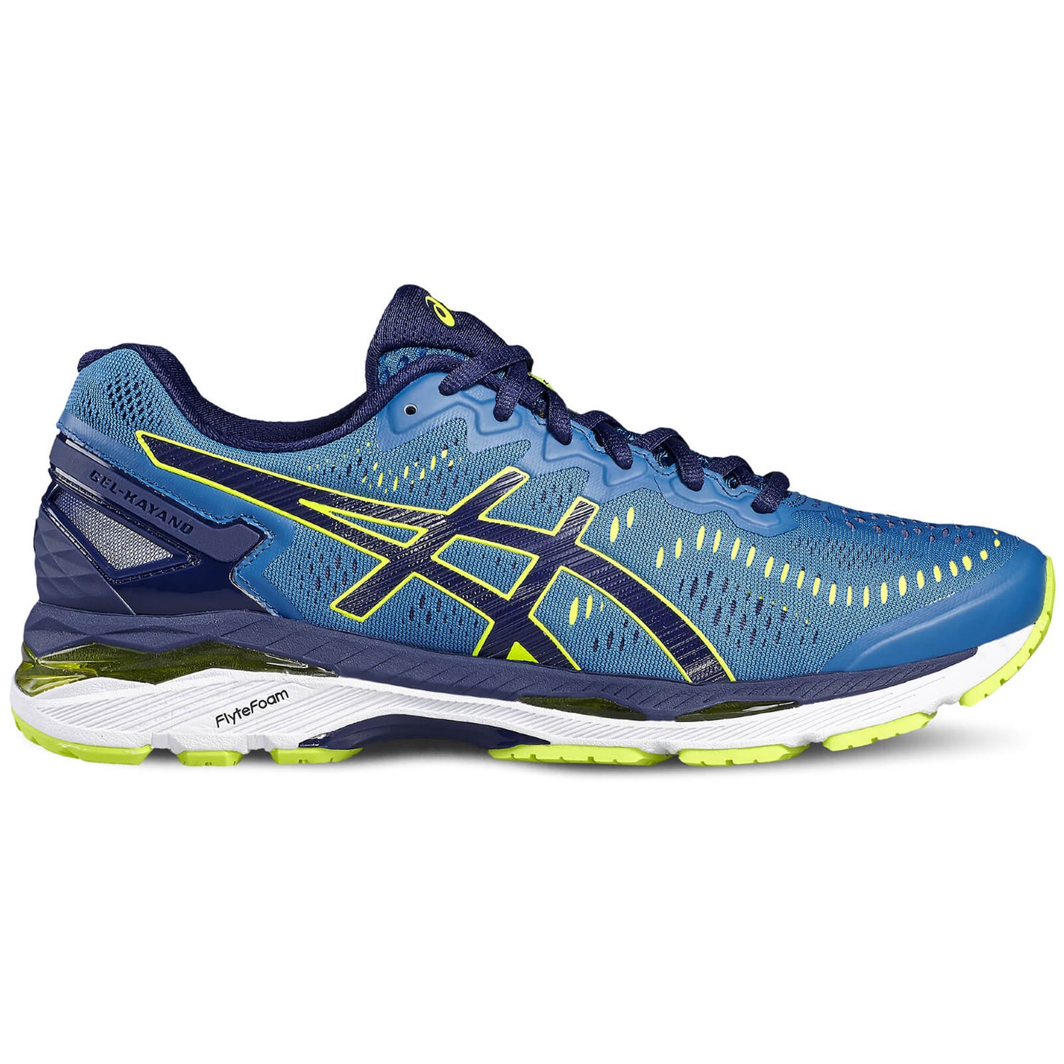 Asics gel kayano 23 thunder hot sale blue