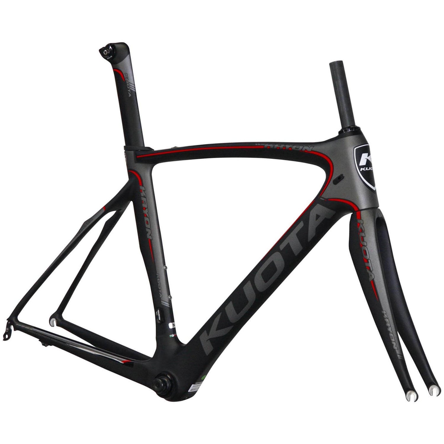 Kuota Kryon Carbon Frameset Grey Red ProBikeKit