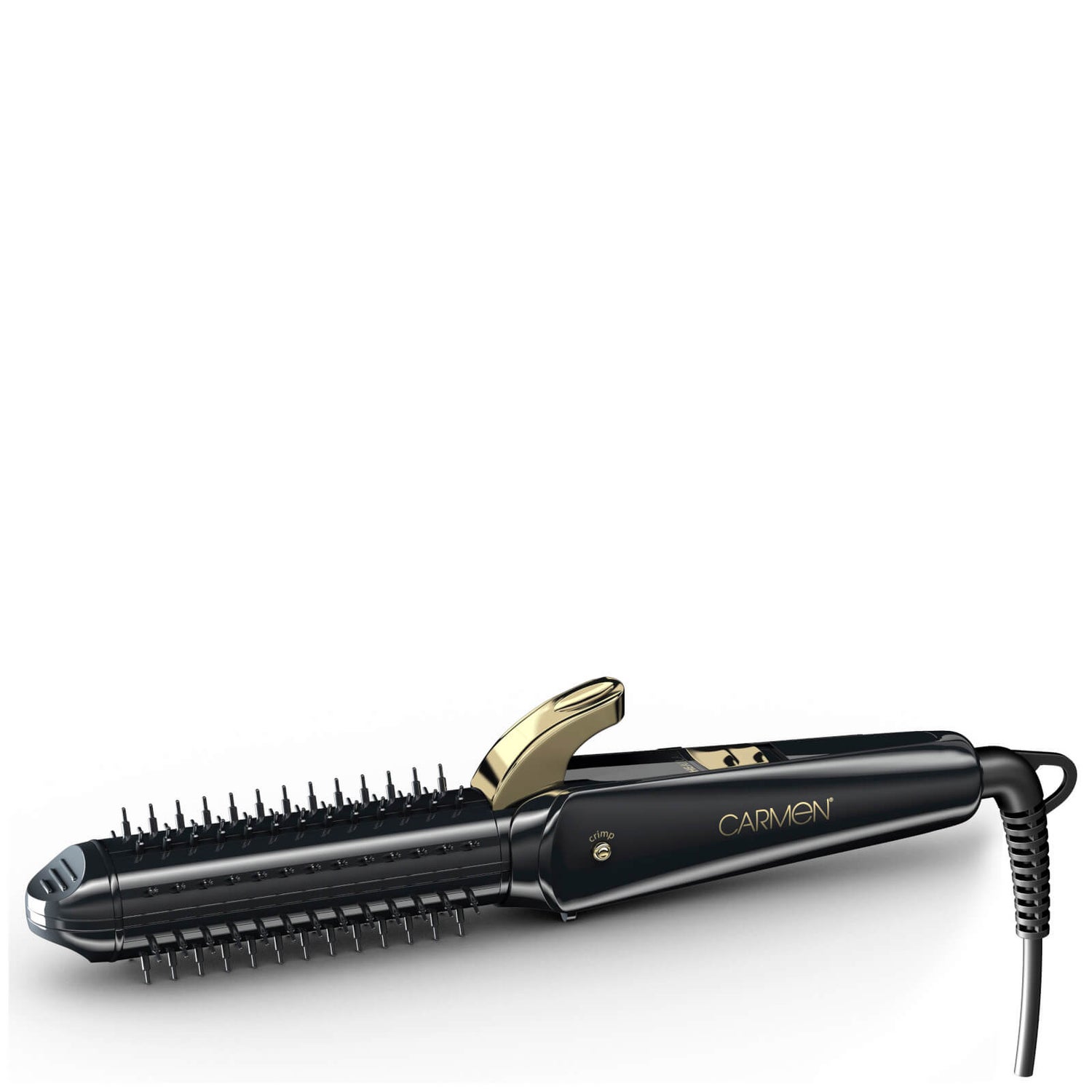 Carmen deals curling iron