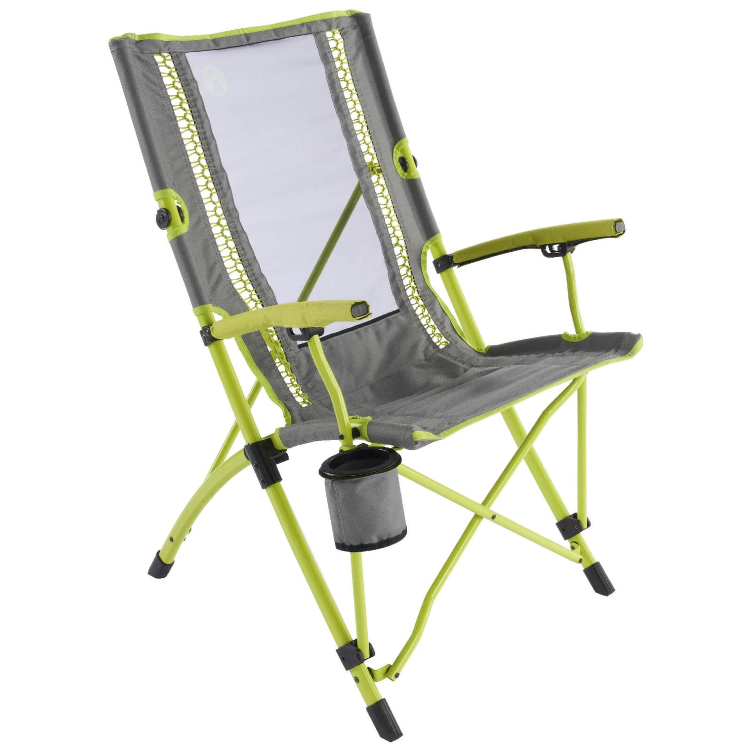 Coleman Bungee Interlock Sling Chair Lime Garden Zavvi US