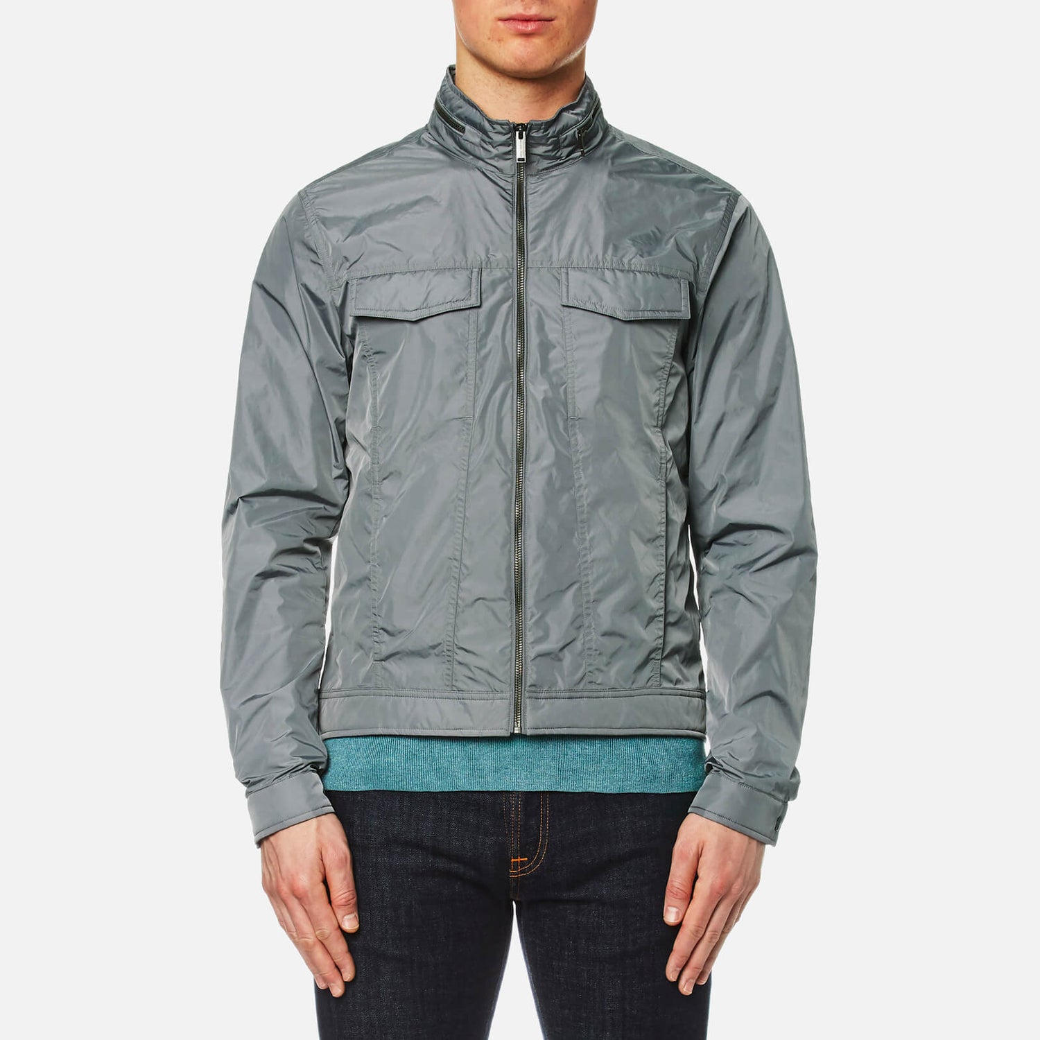 Hybrid trucker jacket online