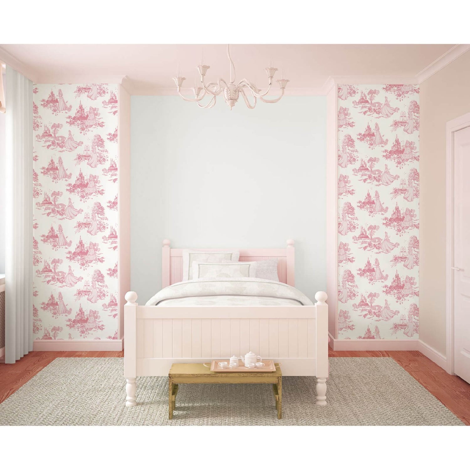 disney princess toile wallpaper