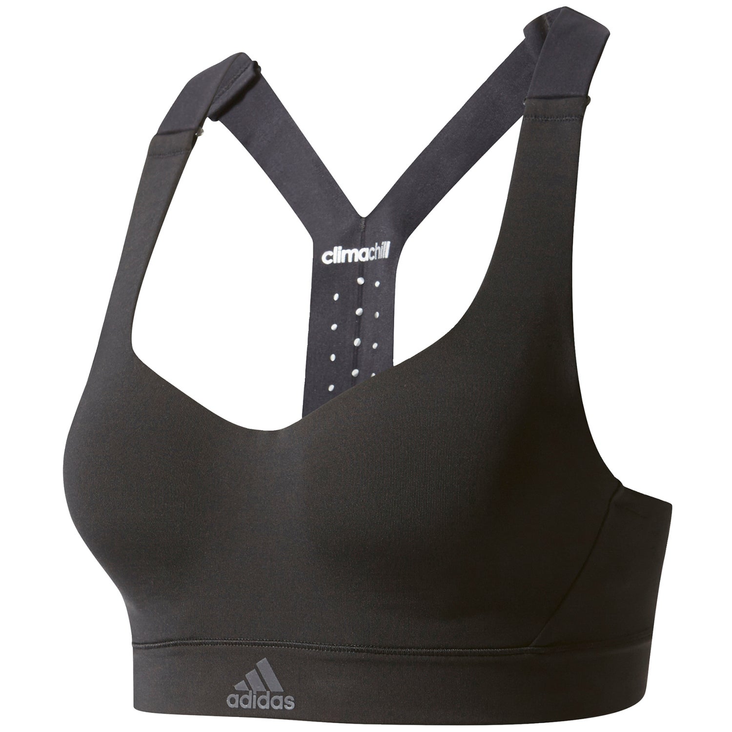 adidas Women s Climachill High Support Sports Bra Black TheHut