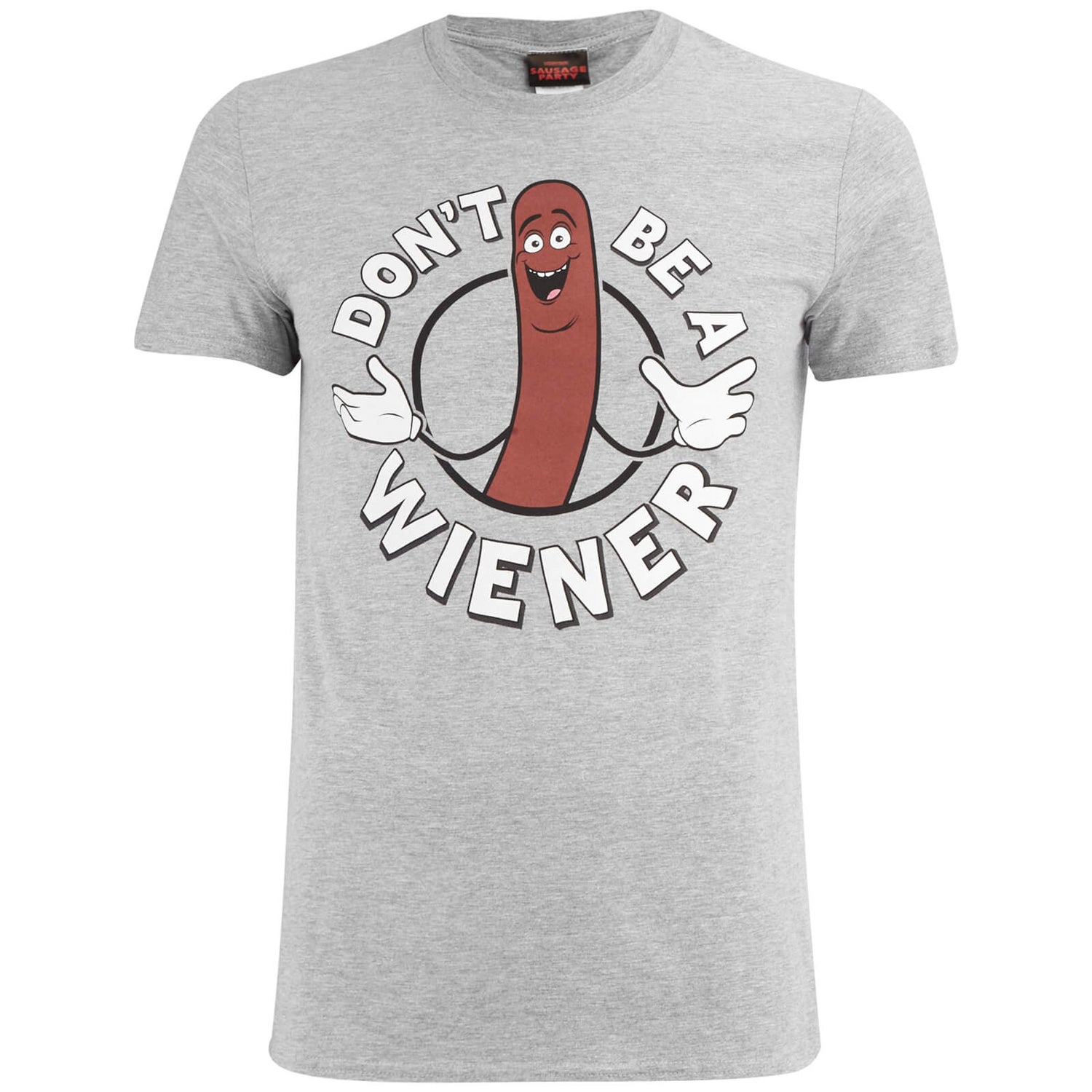 Sausage Party Men's Logo TShirt Grey Merchandise Zavvi UK