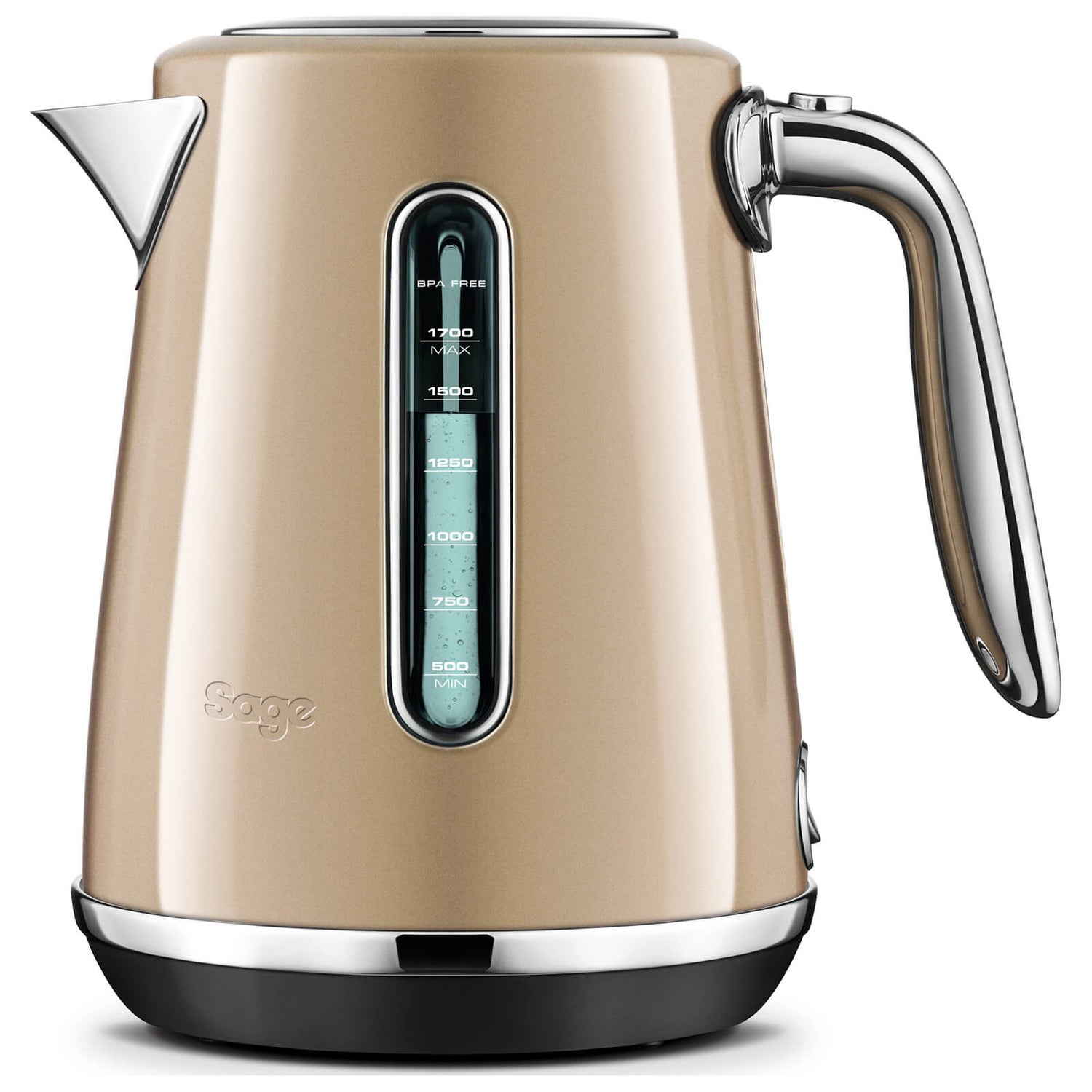 Sage by Heston Blumenthal BKE735RCH The Soft Top Luxe 1.7L Kettle Royal Champagne