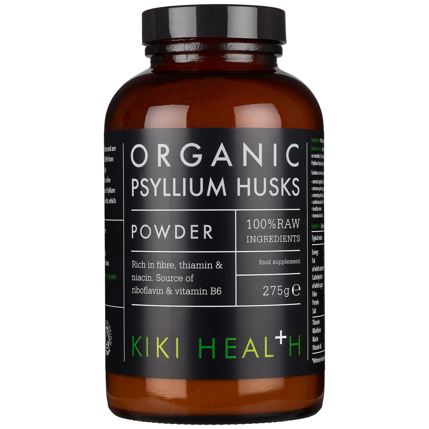 KIKI Health Organic Psyllium Husk Powder 275 g