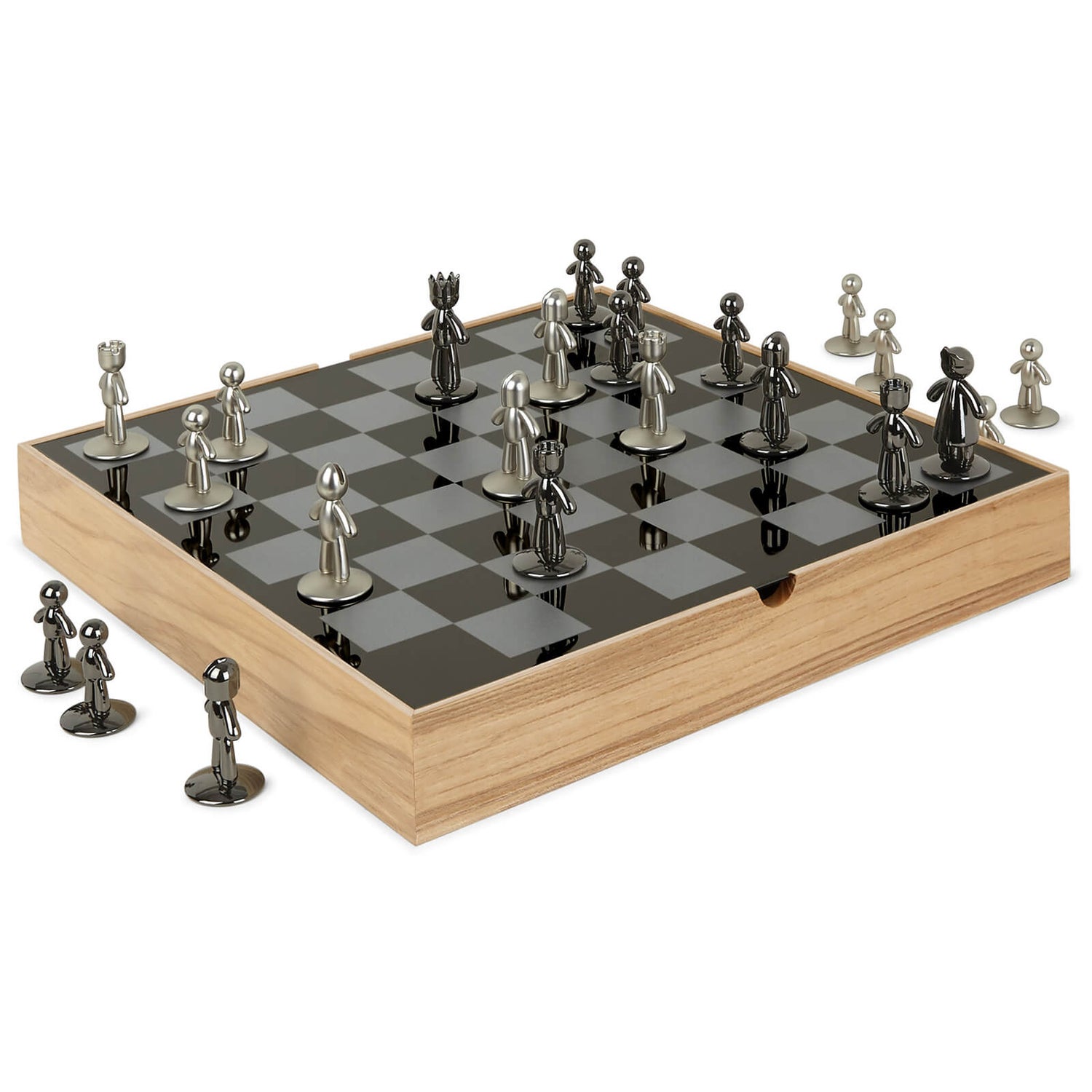 Umbra Buddy Chess Set - Natural