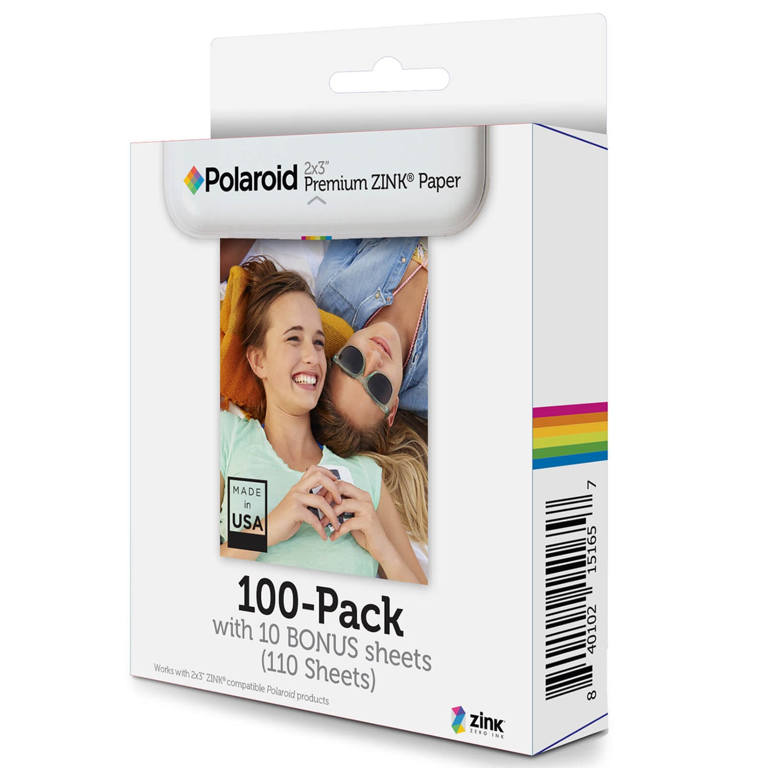 Recharge de 110 Papiers Photo Polaroid (2'x3') Electronics