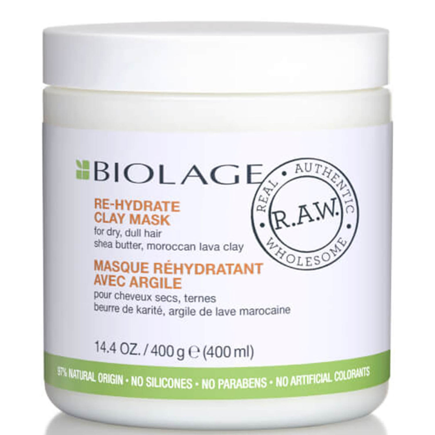 Biolage R.A.W. Re-Hydrate Mask 400ml