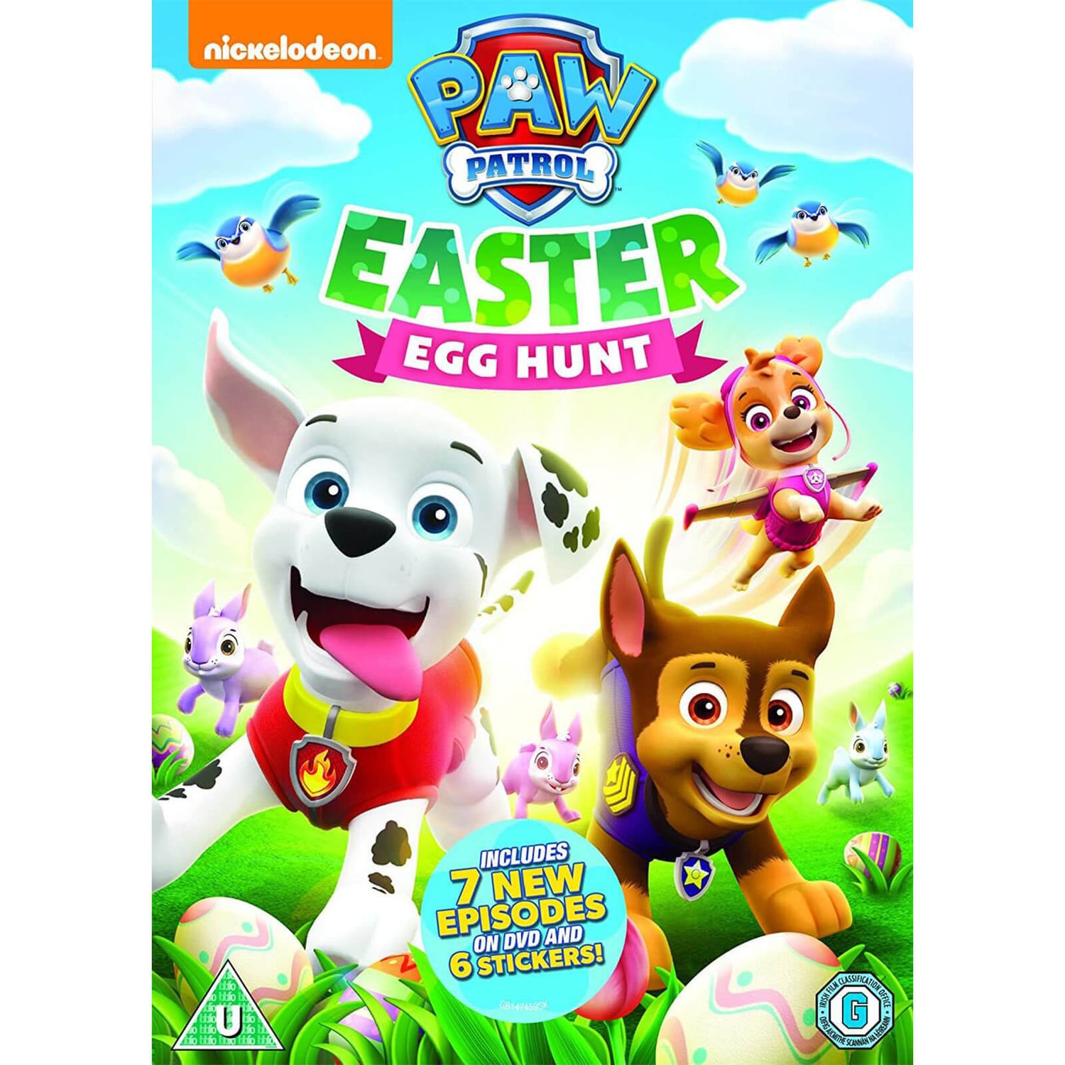 Paw Patrol: Easter Egg Hunt + Sticker Sheet - Sticker Sheet Version DVD