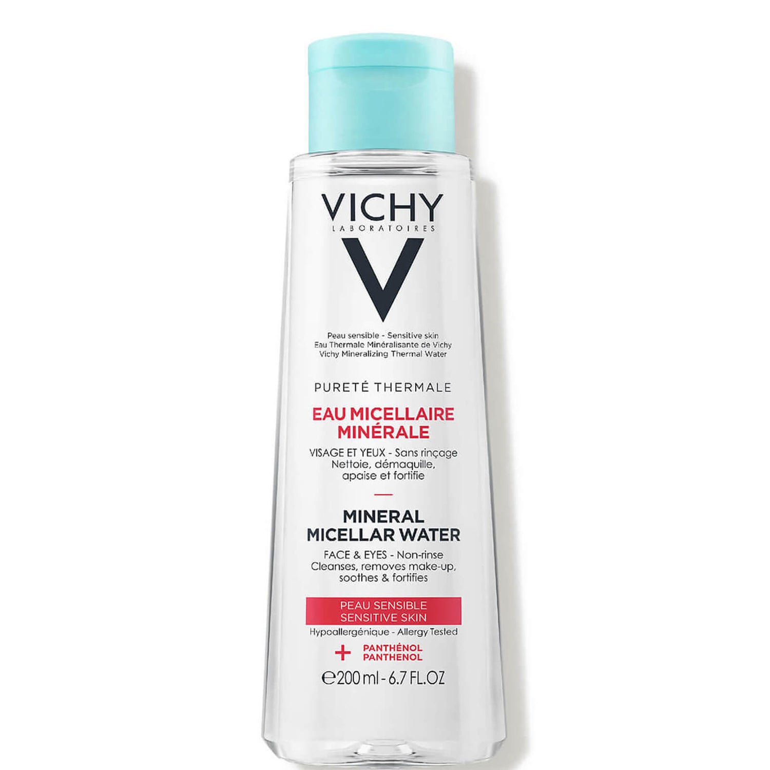 Vichy Pureté Thermale 3in1 One Step Facial Cleanser for Sensitive Skin, ParabenFree, Alcohol