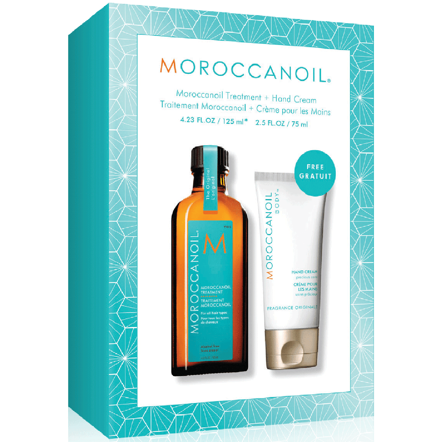 Anbefalede niveau Faderlig Moroccanoil Treatment Light 125ml (25% Extra Free) with FREE Moroccanoil  Hand Cream 75ml (Worth £52.85) - LOOKFANTASTIC