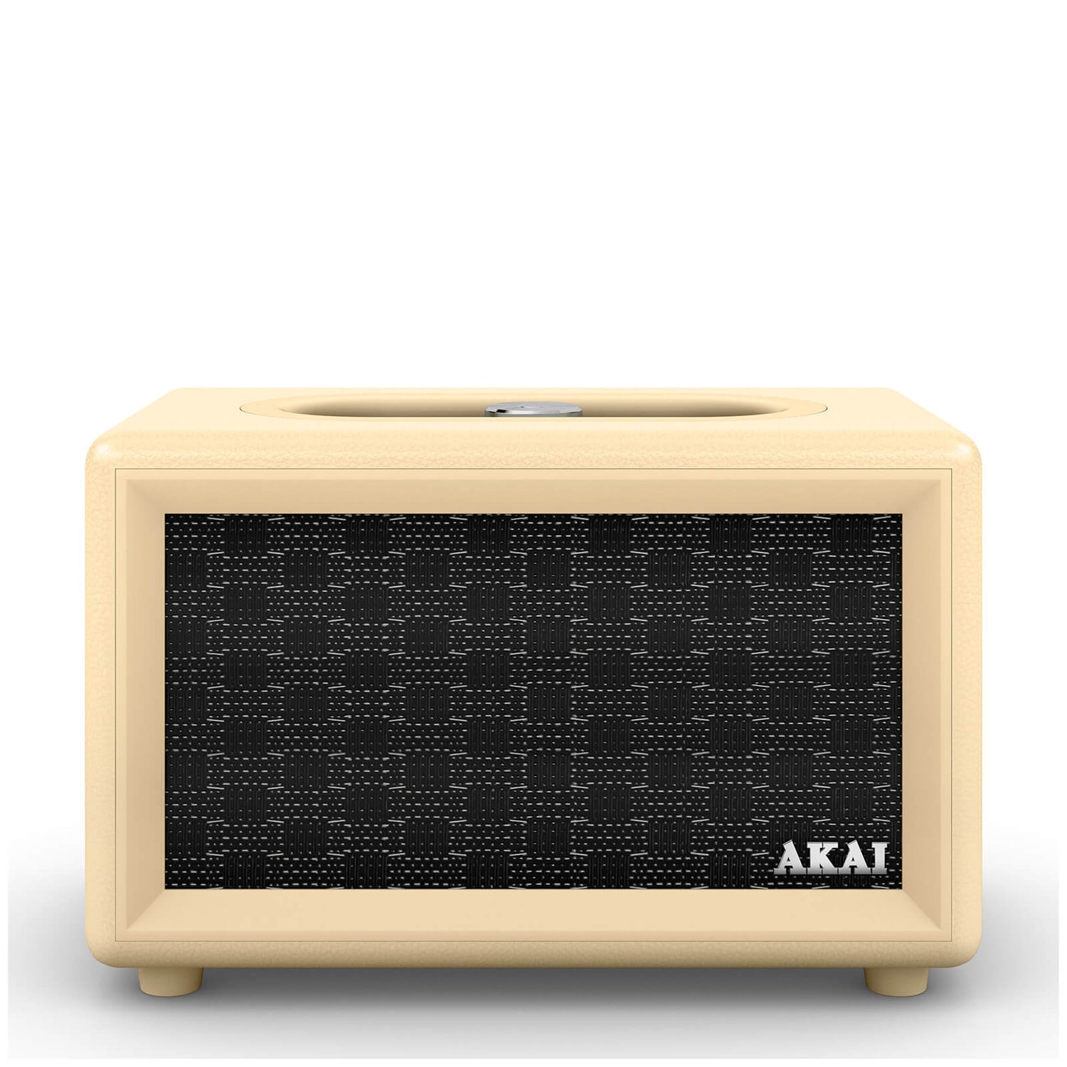 Haut-Parleur Bluetooth Akai Retro (2 x 20W) - Crème Electronics