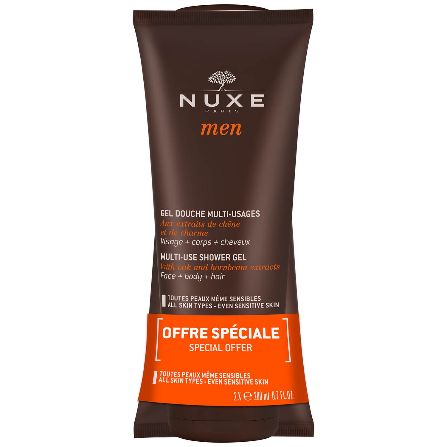 NUXE Men's Shower Gel Duo 200ml