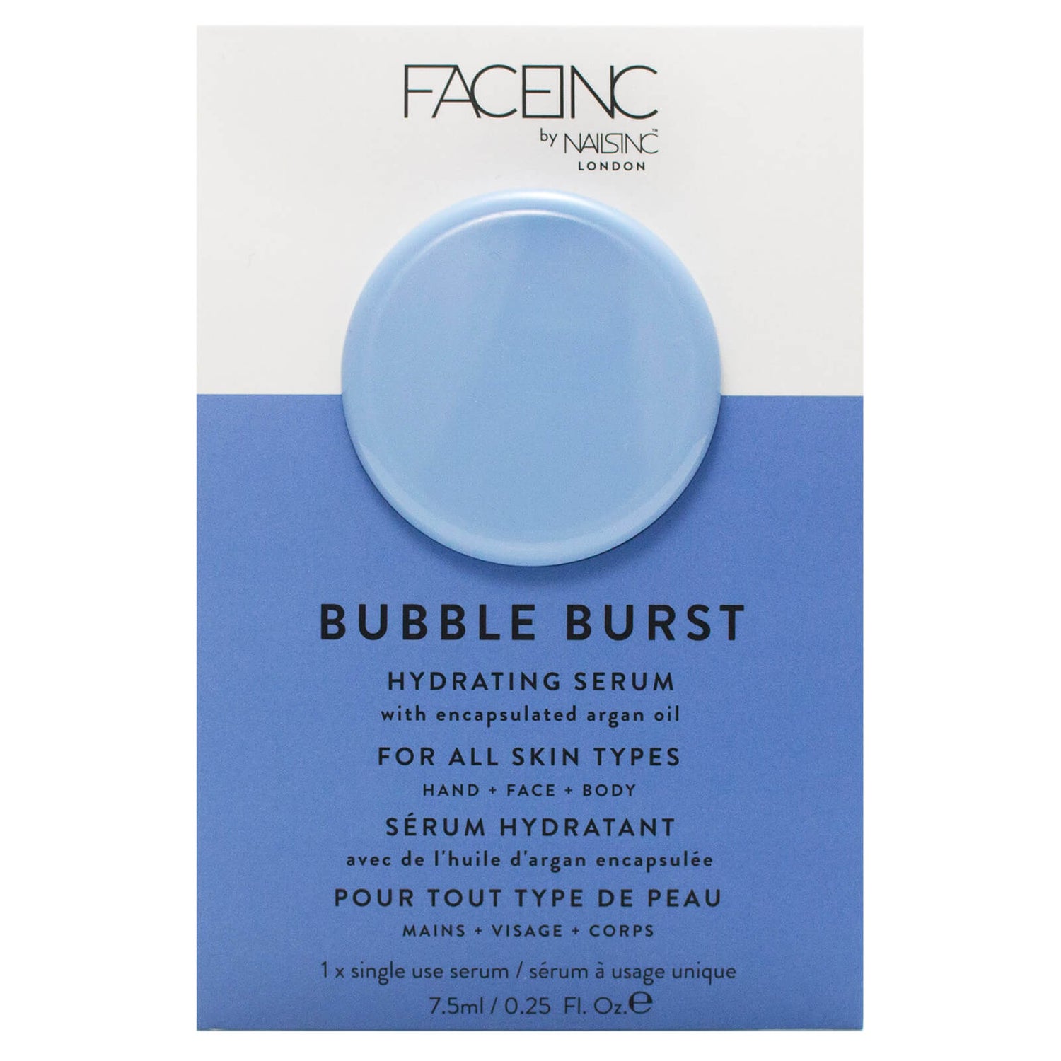 FACEINC by nails inc. Bubble Burst Smoothing Hydro Night Mask 10ml