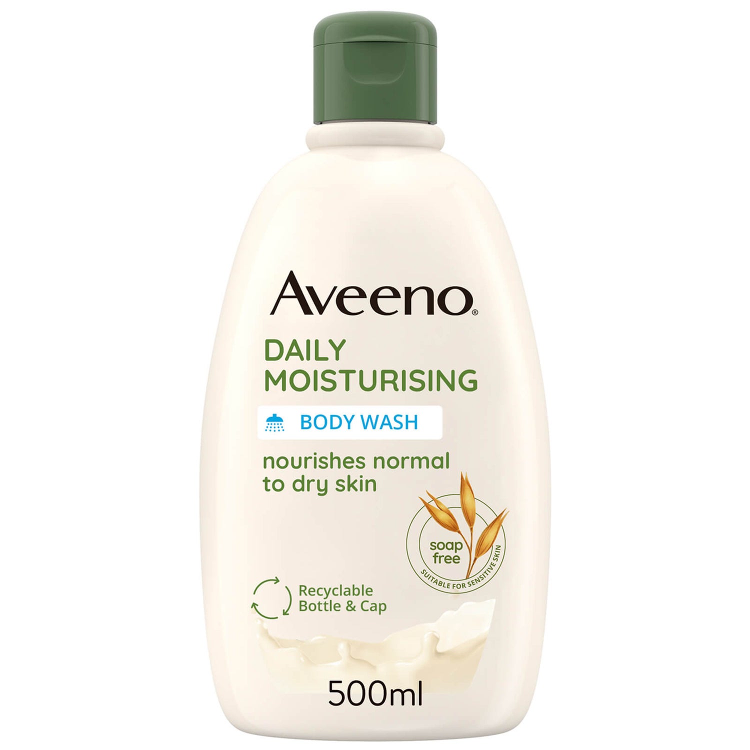 Aveeno Daily Moisturising Body Wash 500ml LOOKFANTASTIC